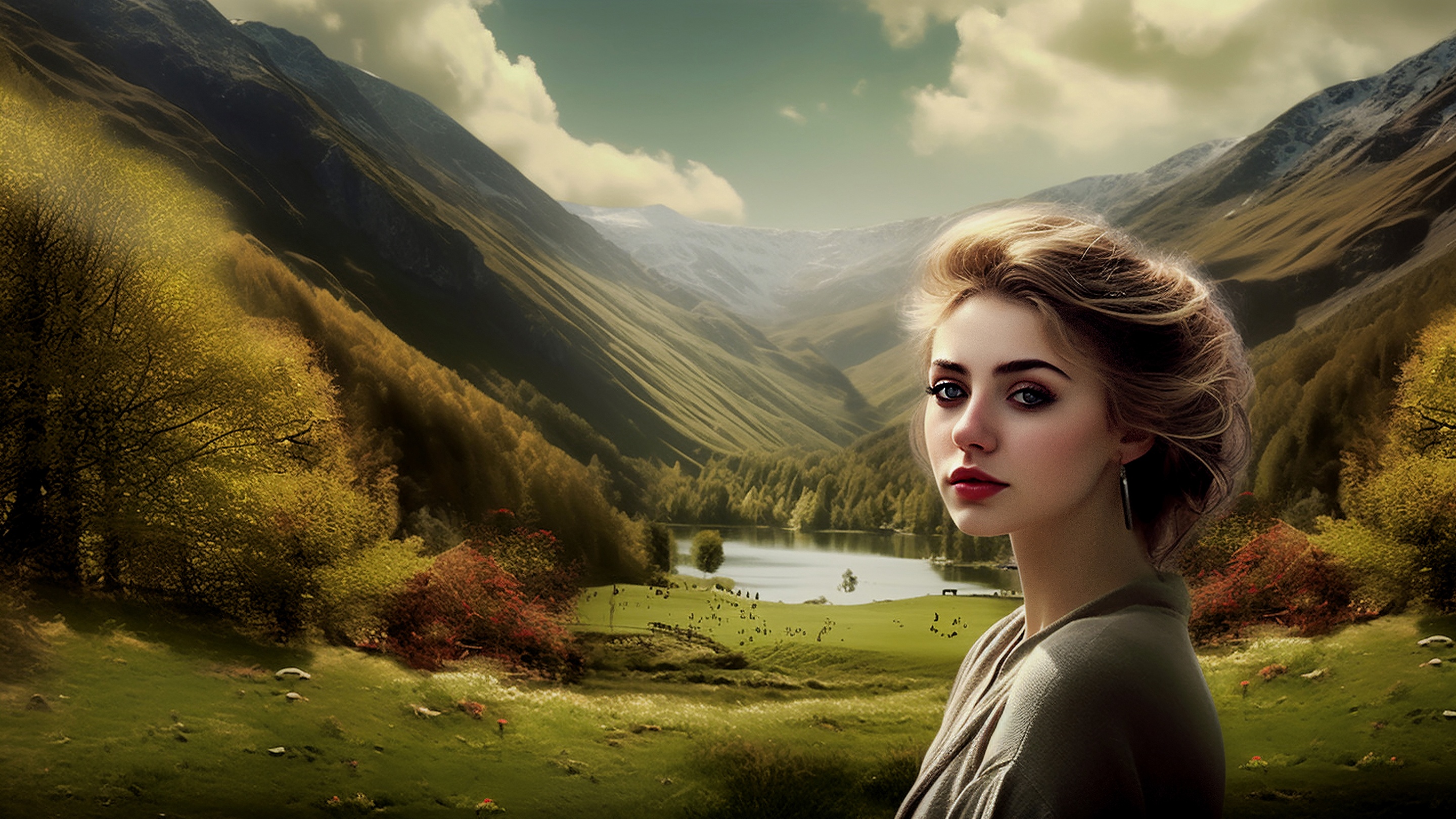 Download wallpaper forest, summer, look