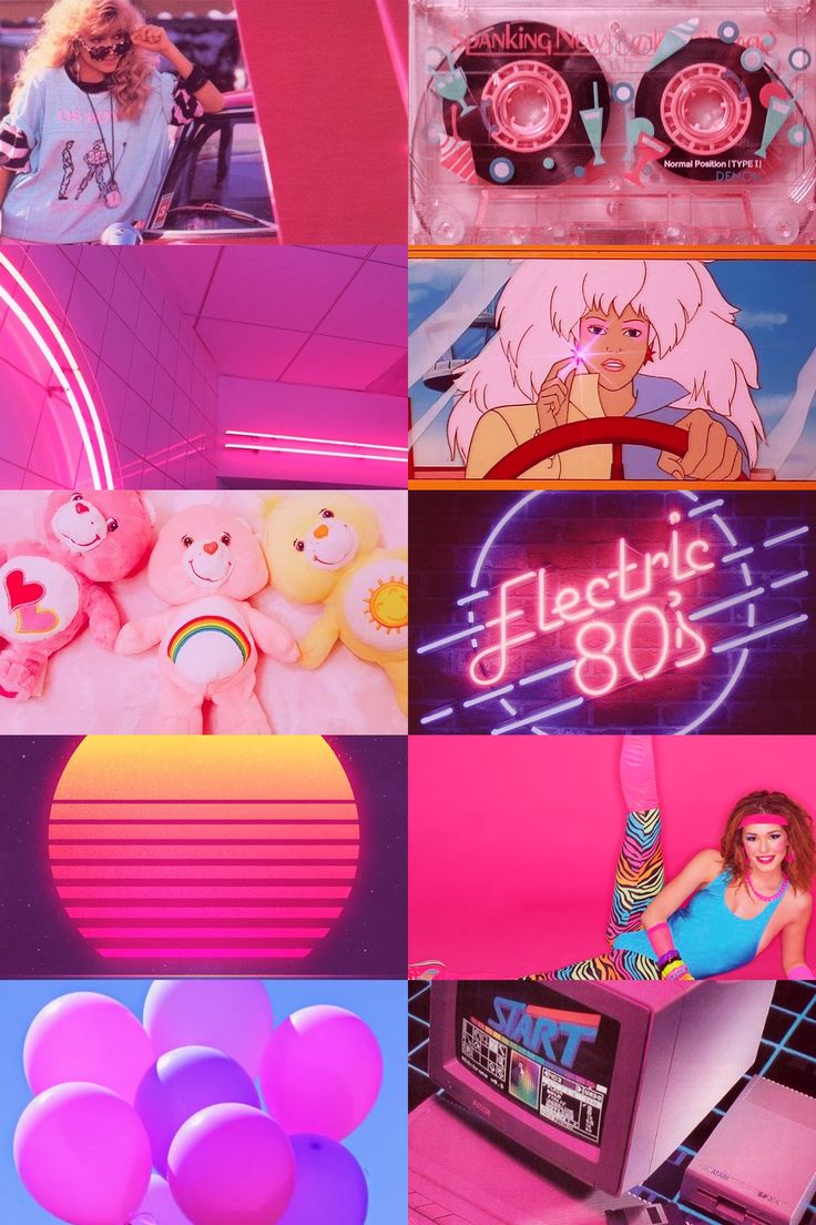 Pink tumblr aesthetic, 80s aesthetic