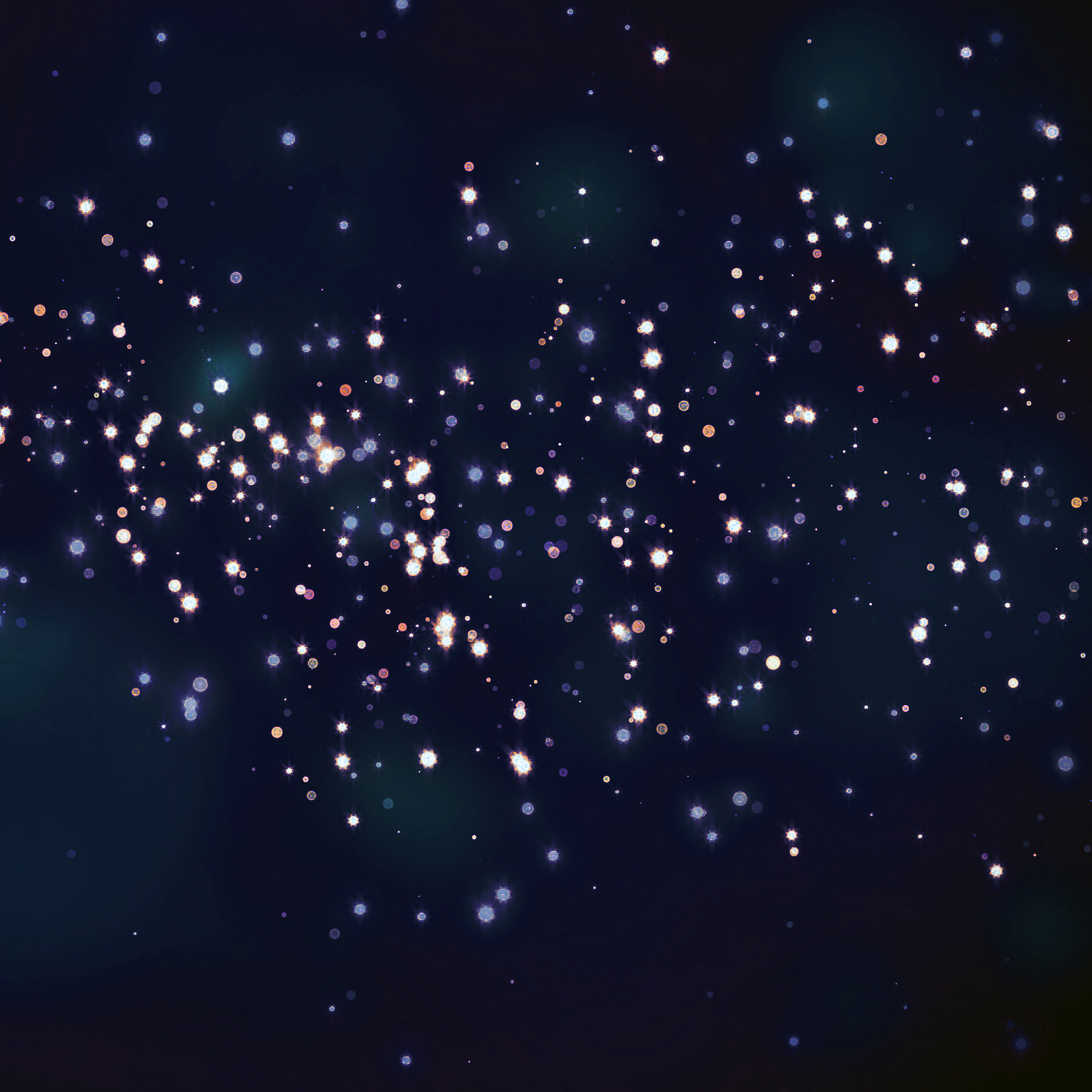 Wallpaper Firefly Party Bokeh Blue