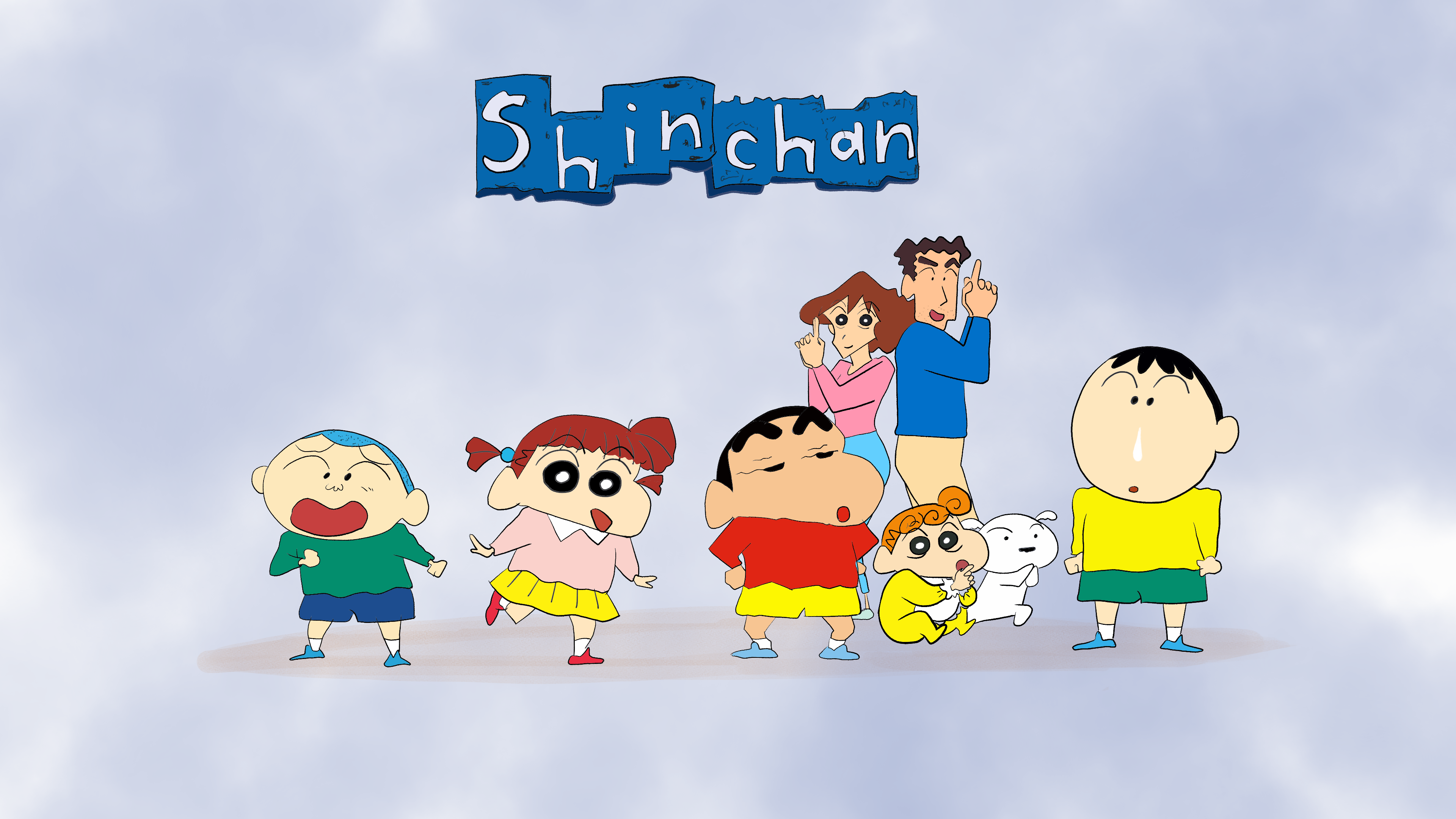 Cute Shinchan Wallpaper In 4K HD