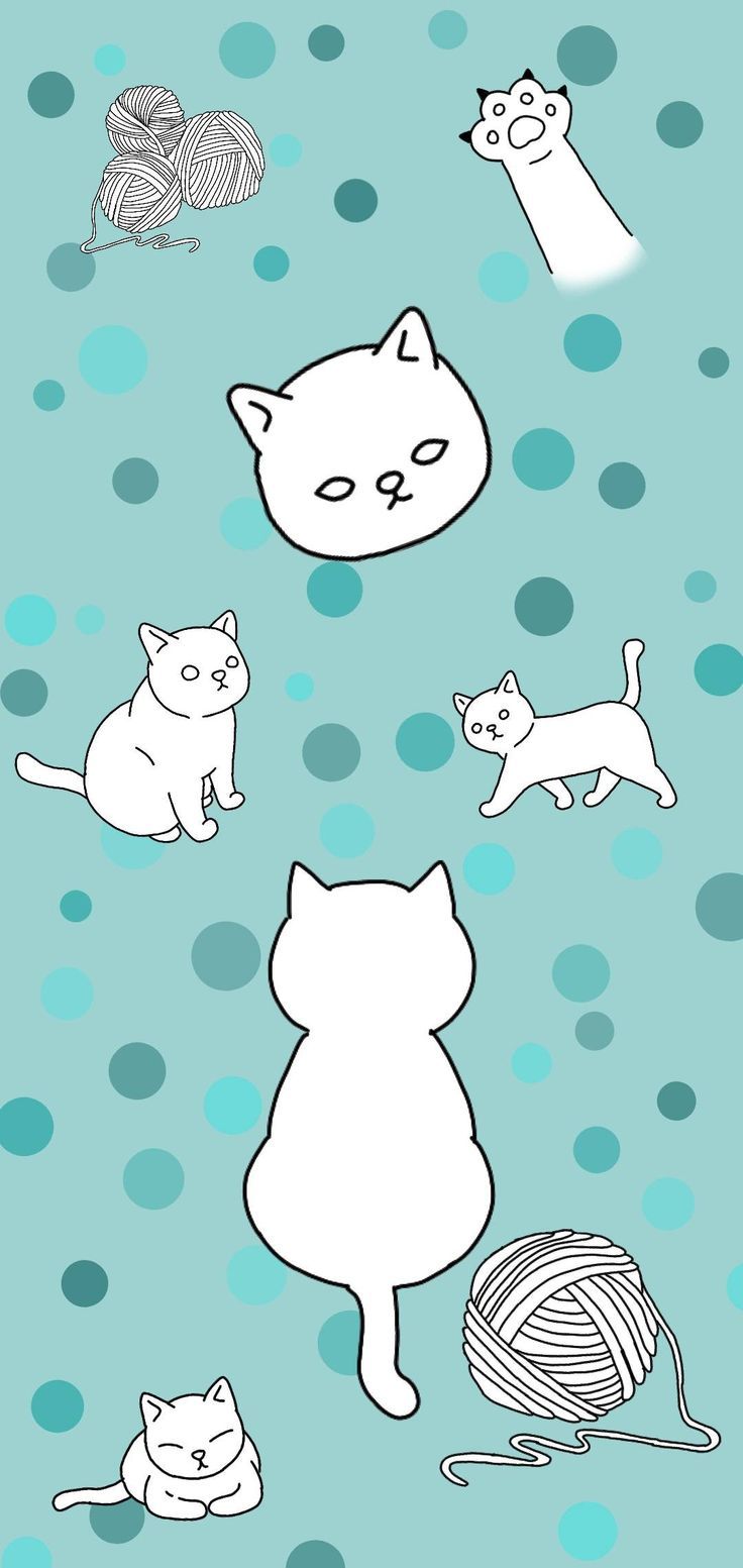 Blue Cat Wallpaper