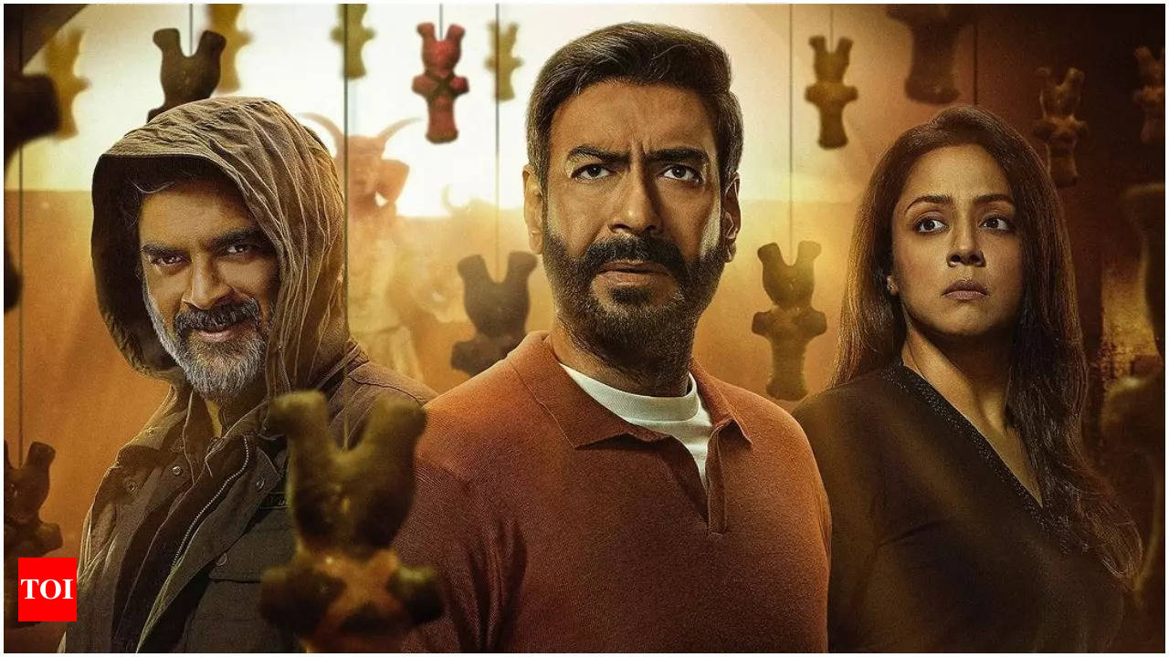 Ajay Devgn, Madhavan, and Jyotika