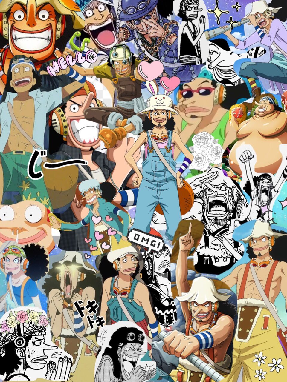 Usopp collage One piece