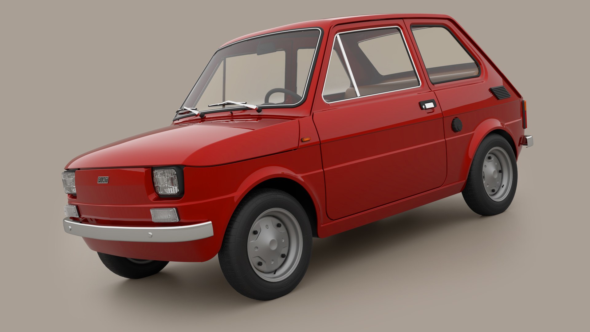 3D Fiat 126 Model