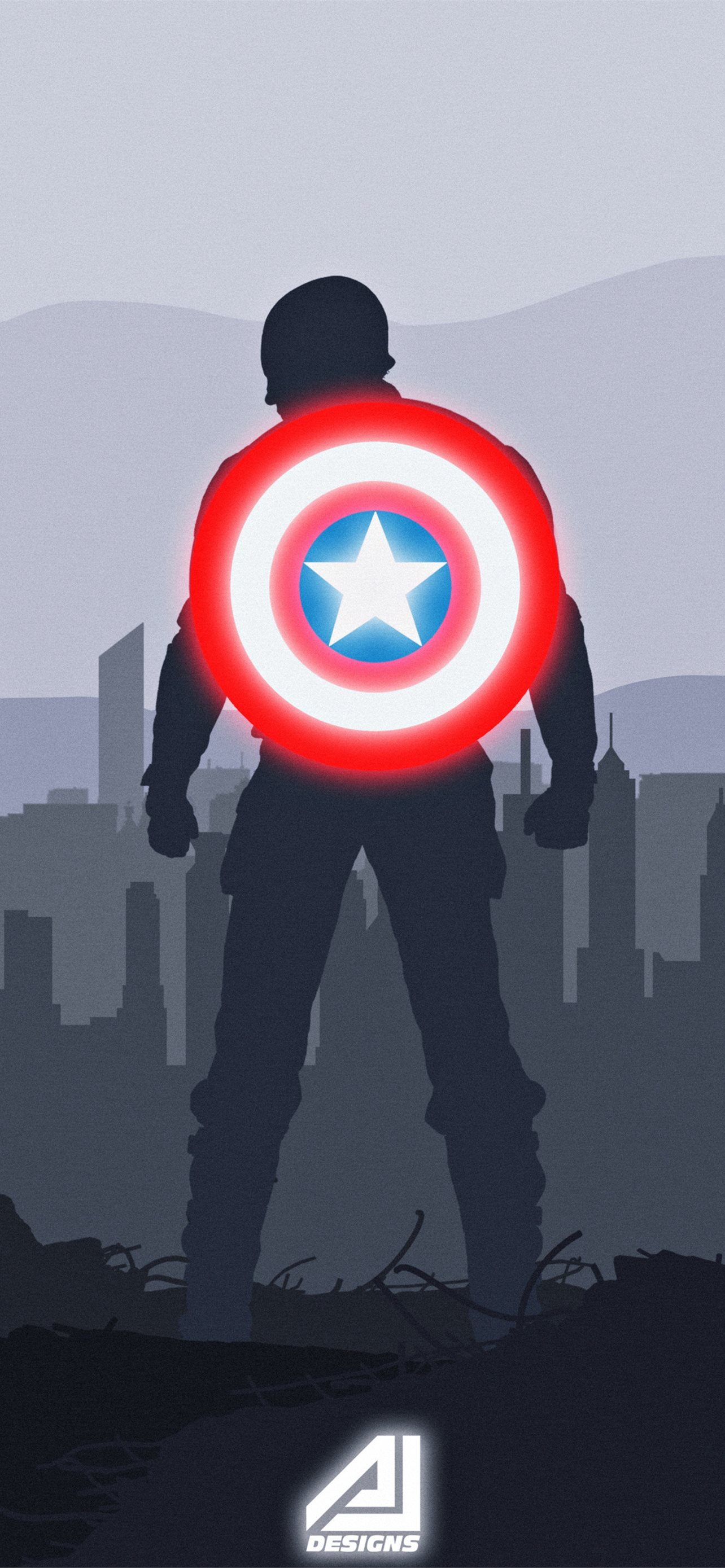 Captain america iPhone HD Wallpaper