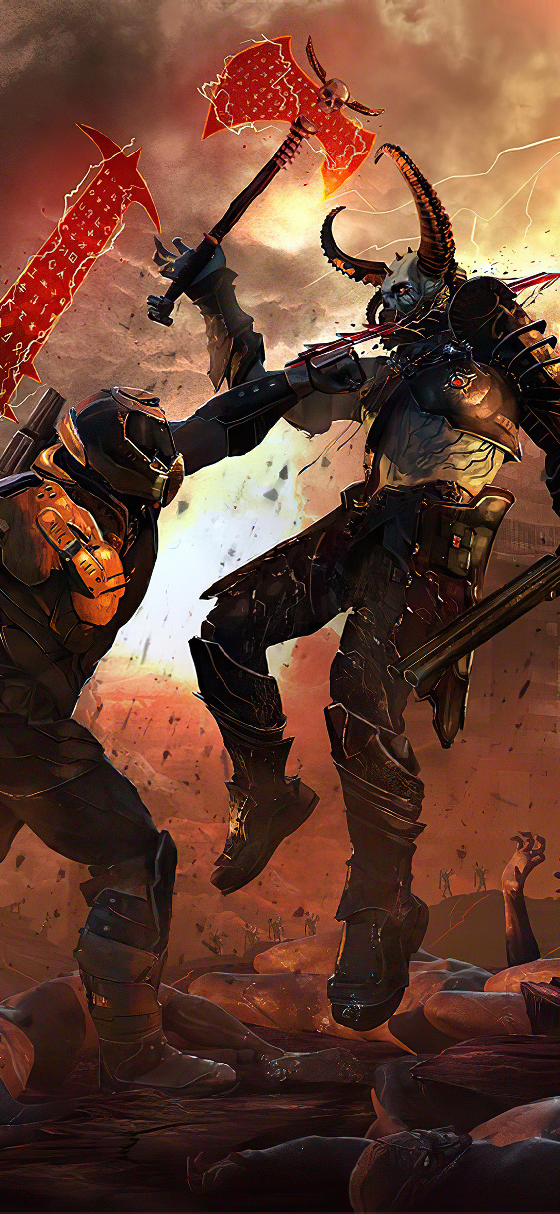 Doom Eternal Art 4k iPhone XS