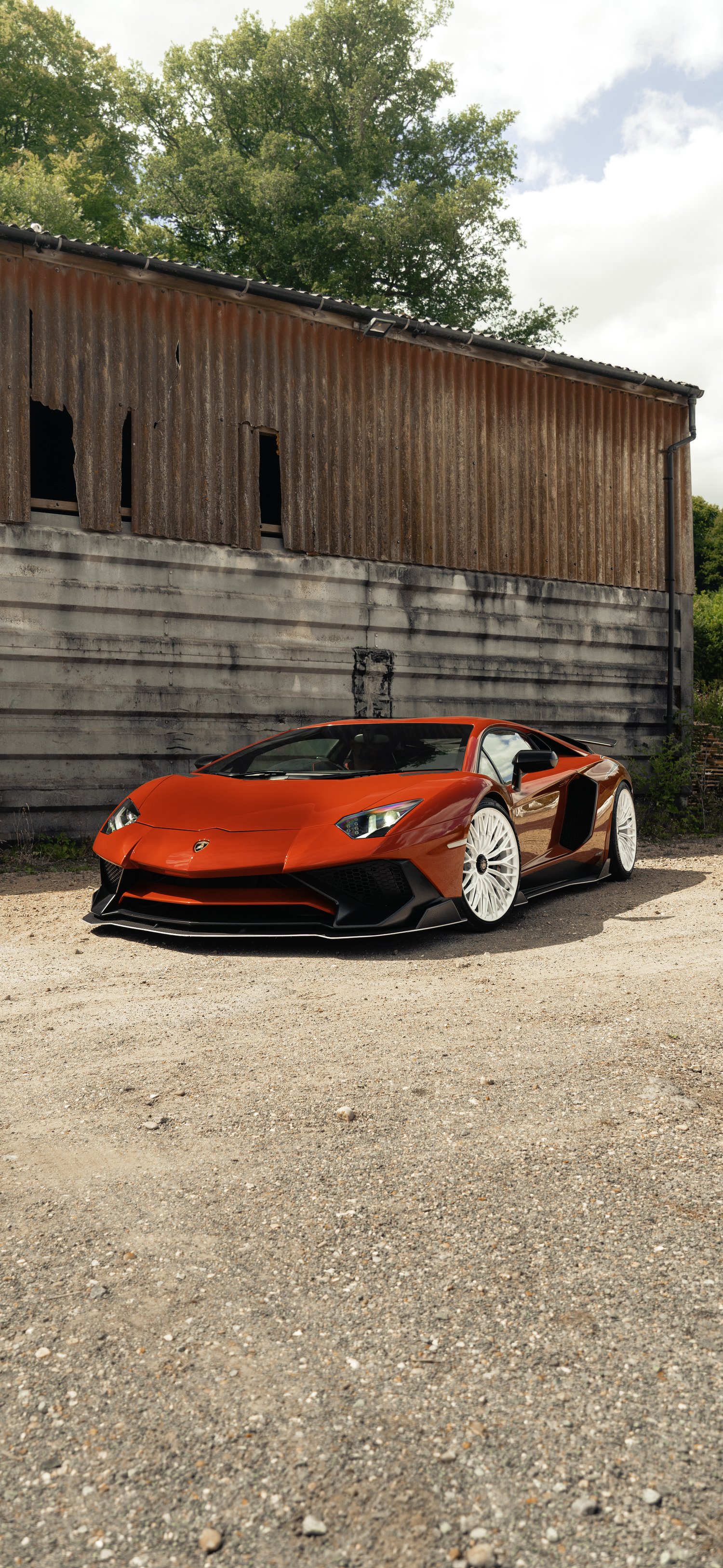 Red Lamborghini Wallpaper 4k