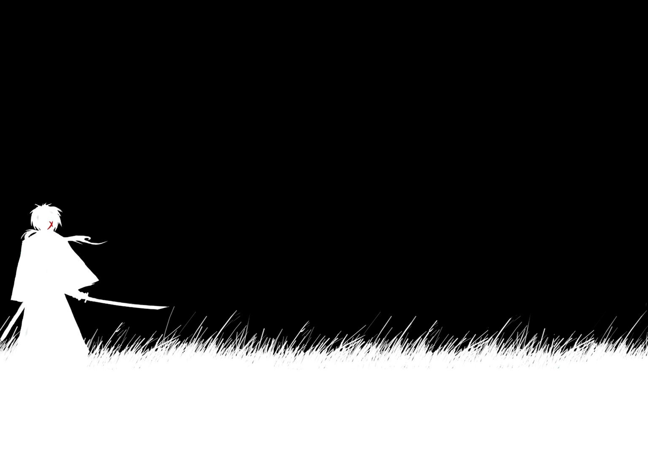 Black And White Samurai X Anime