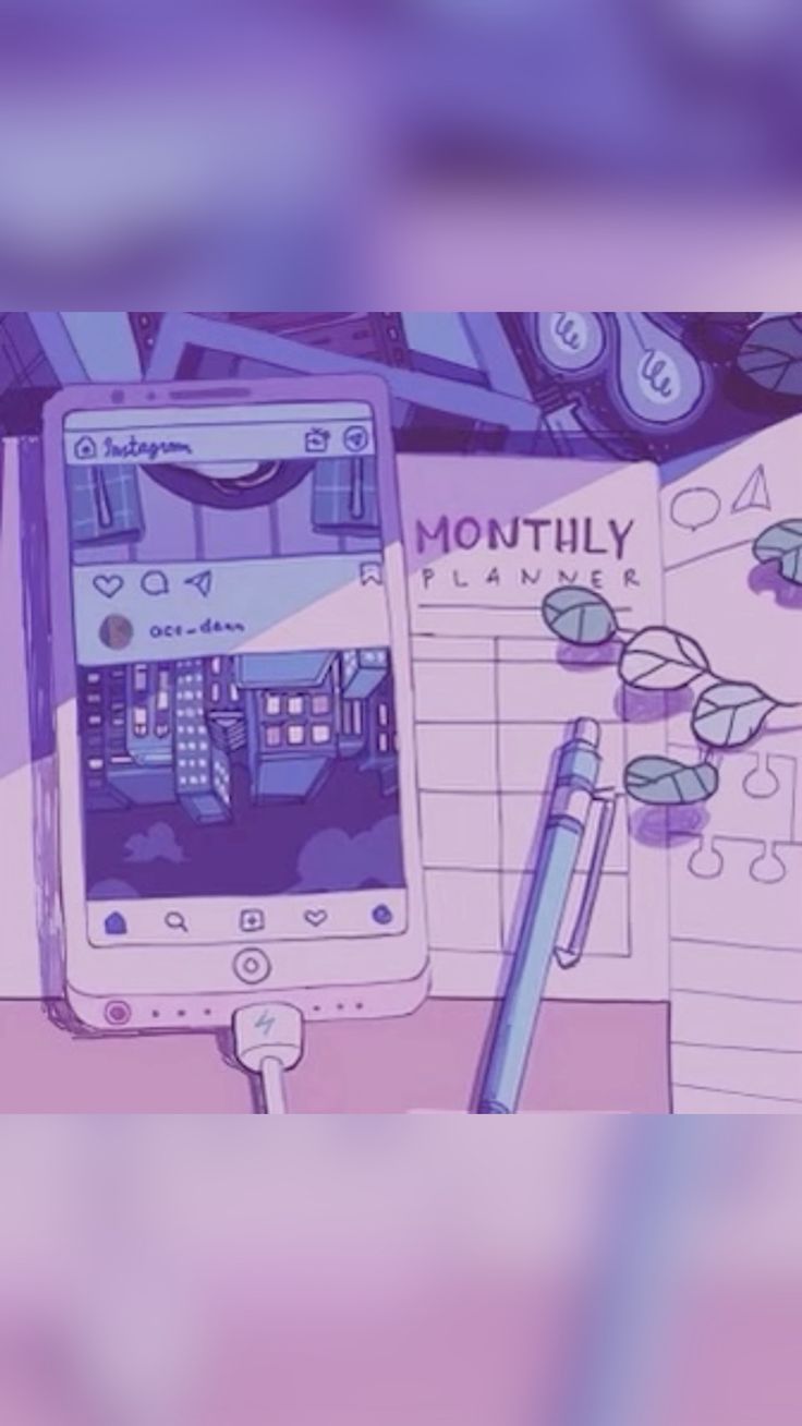 Purple aesthetic background