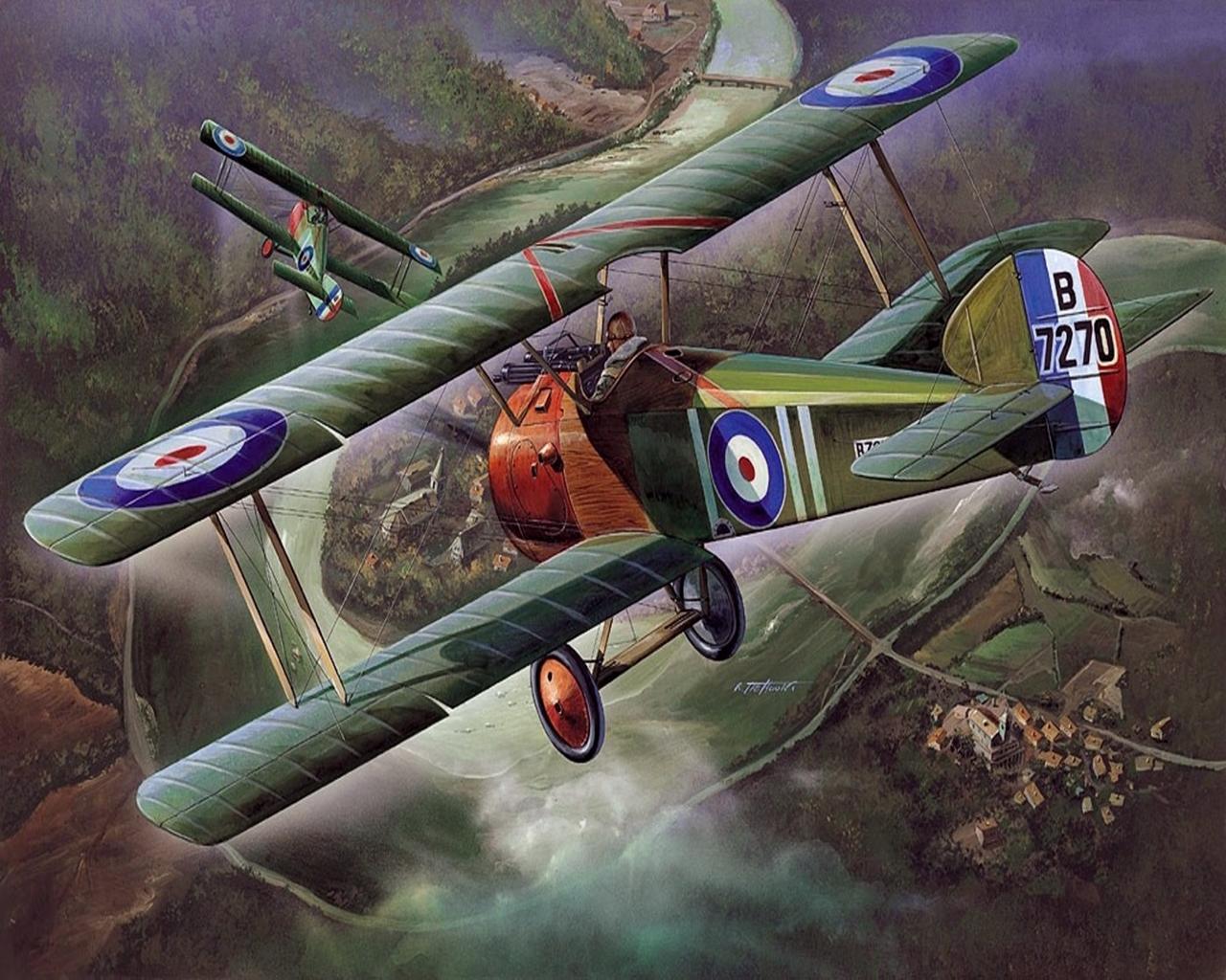 Wallpaper Airplane Sopwith Camel