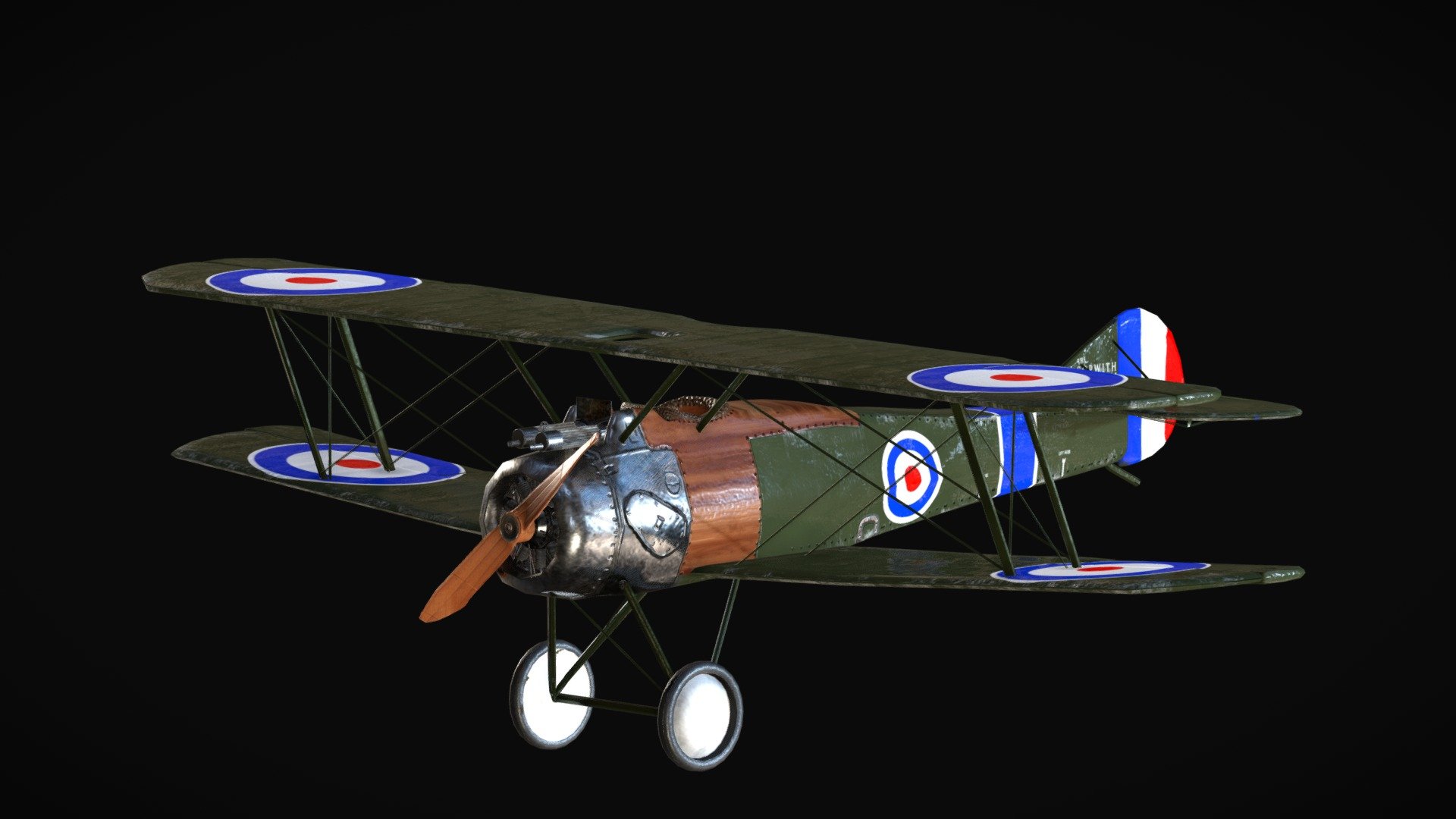 Sopwith Camel Royalty Free 3D