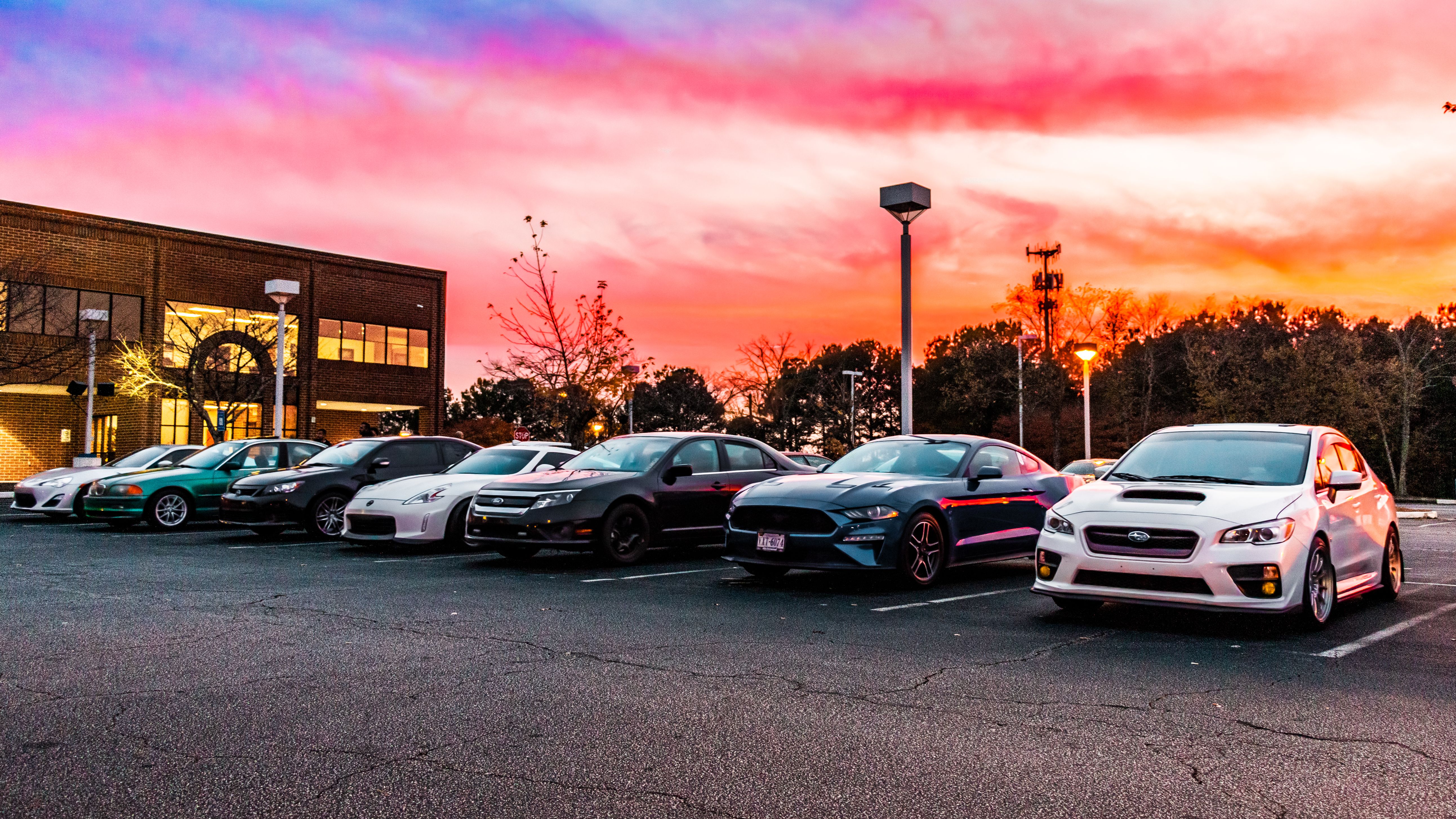 meet in Atlanta. Sunset picture