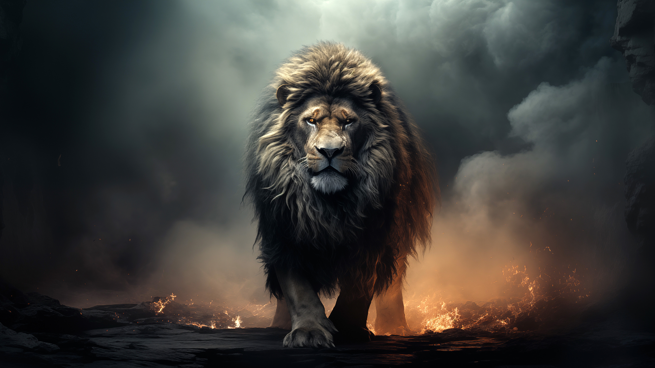 Lion king HD wallpaper 4K free download