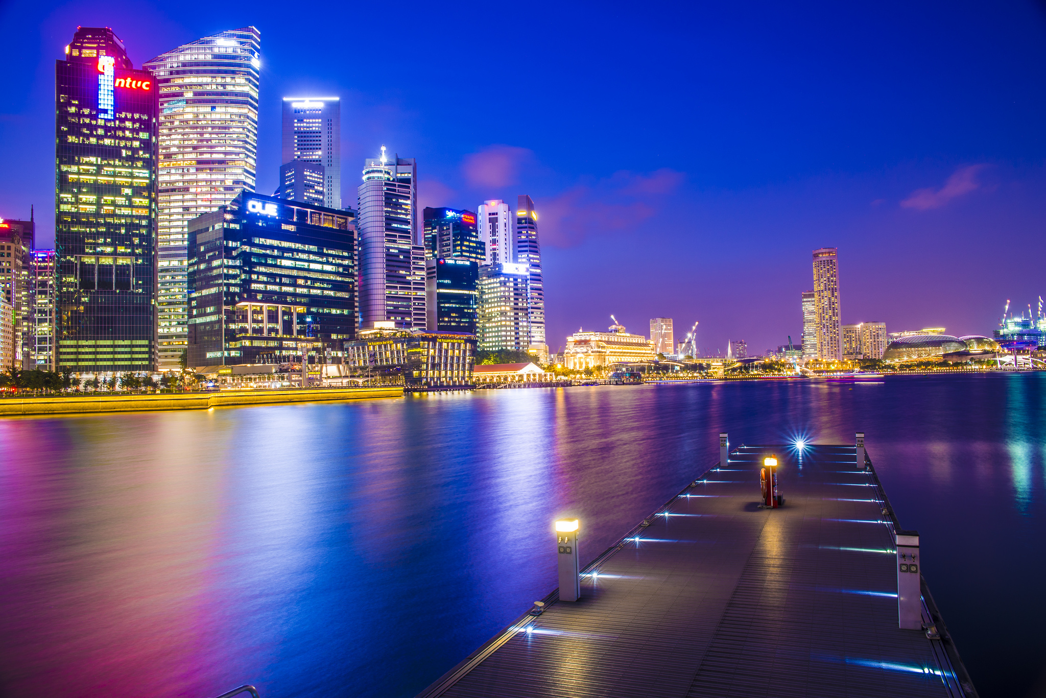 Wallpaper night, the city, lights