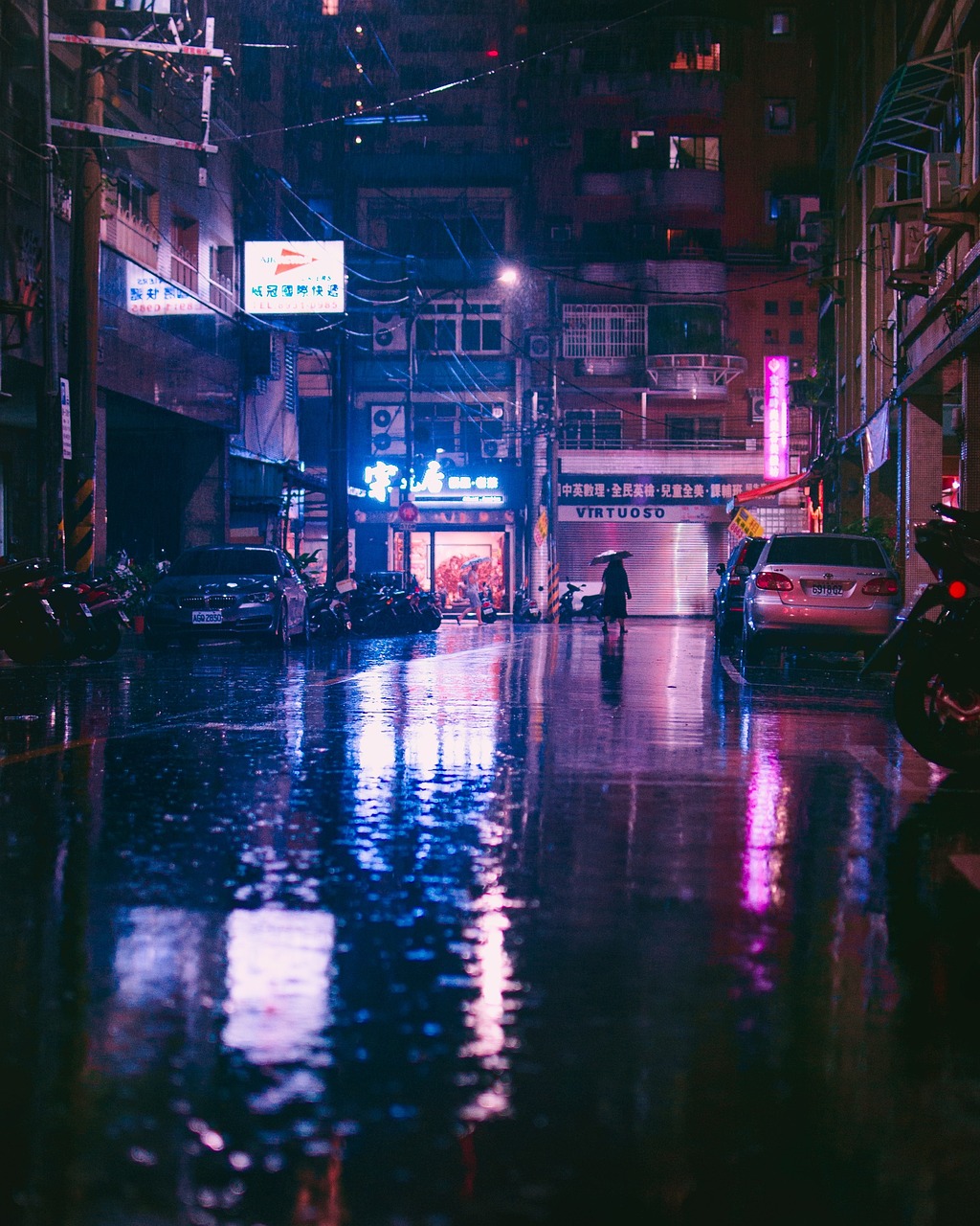 100,Free Rain City & Rain Image