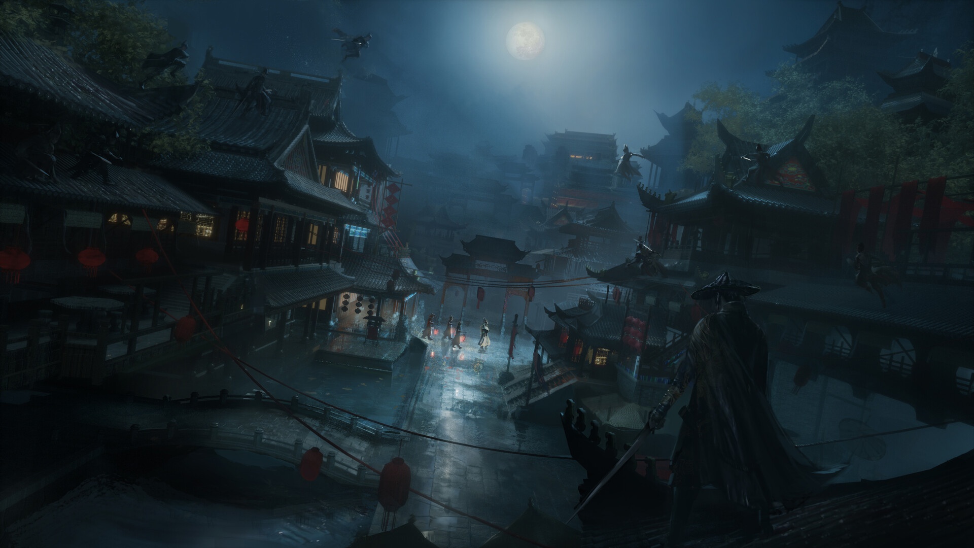 moon, Asia, City, Attack, Moon
