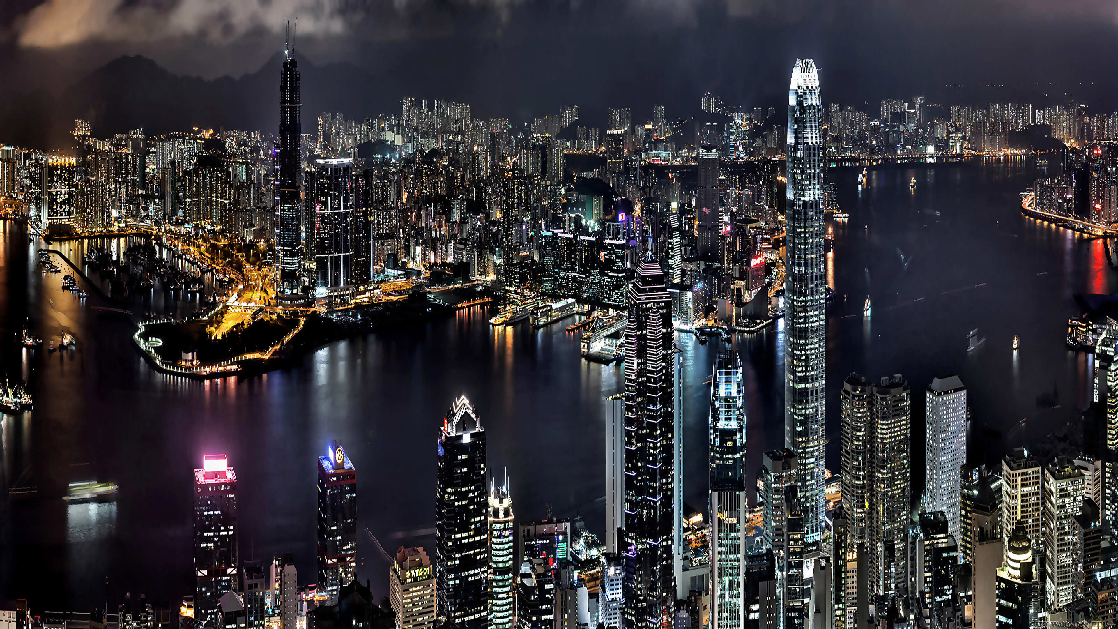Asia City Hong Kong In China, Look At