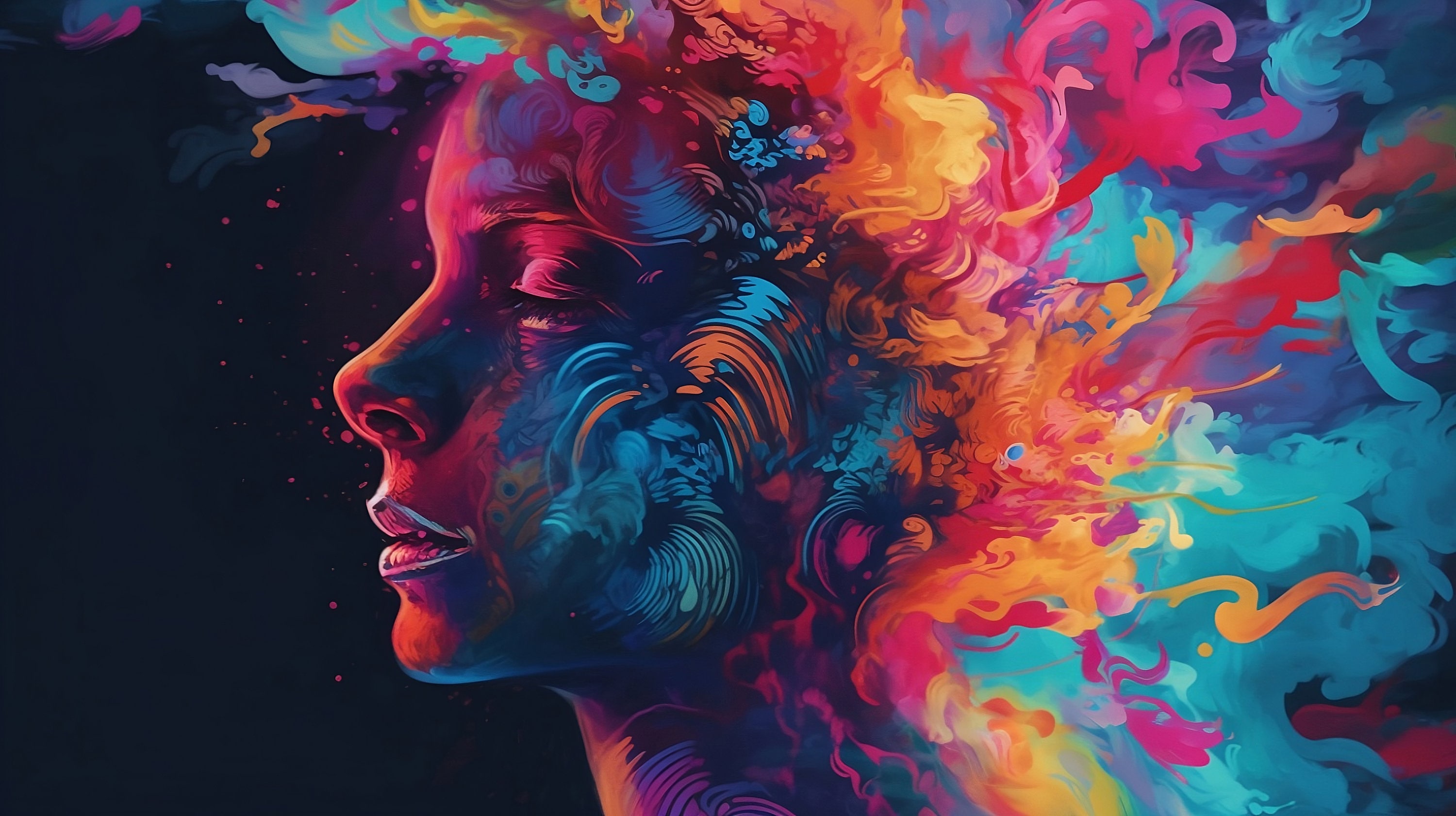 Ai Generated Abstract Art Wallpaper