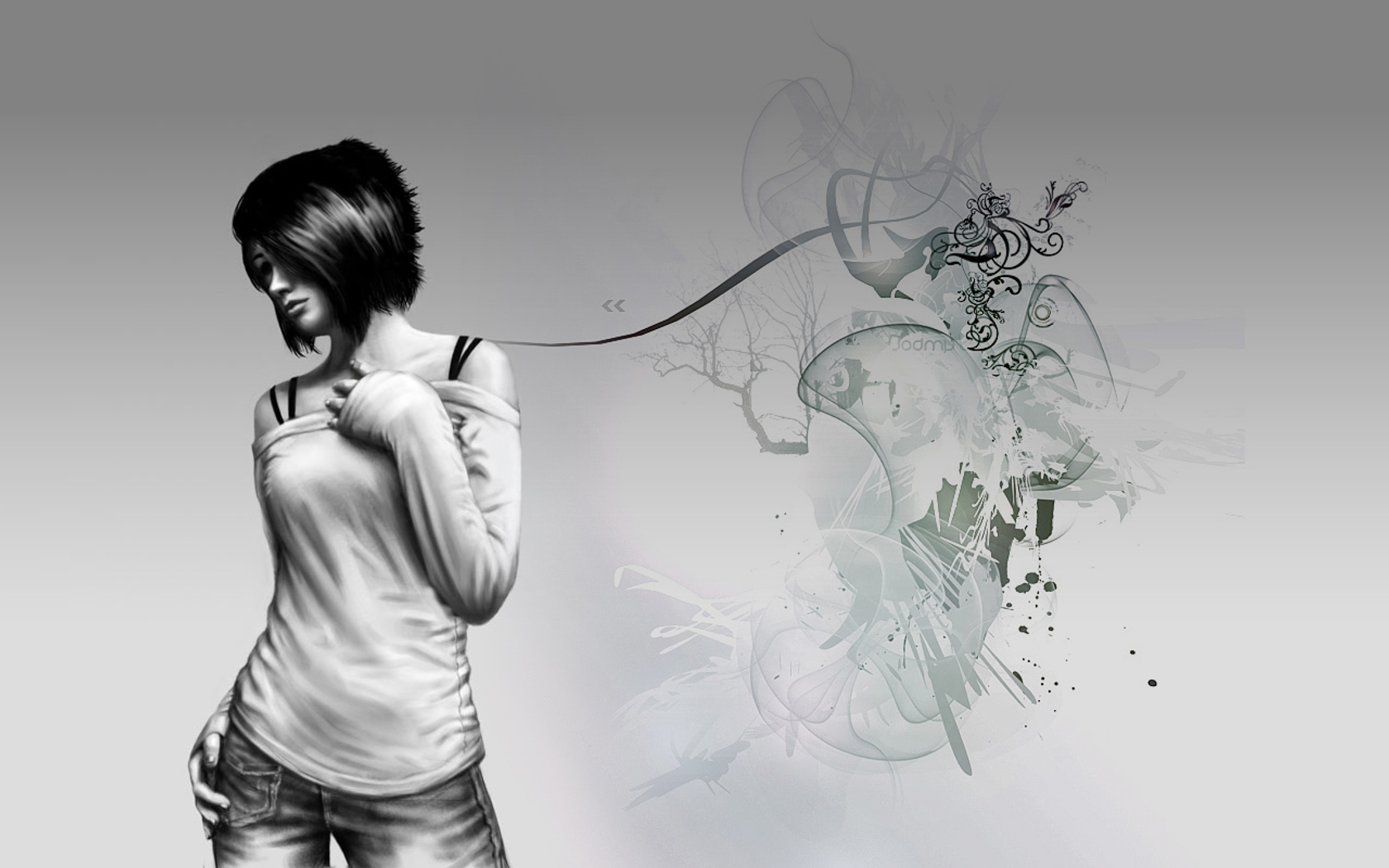 Download Woman Artistic Wallpaper