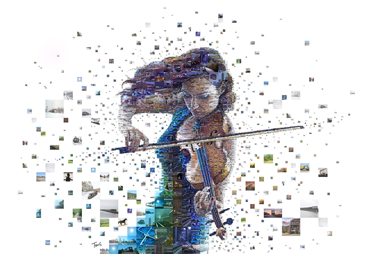 Photos Violin Hair Girls Abstraction