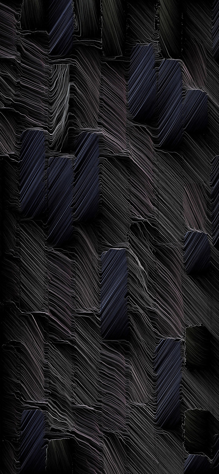 Thin Layers Of Black Stone 4K Phone Wallpaper