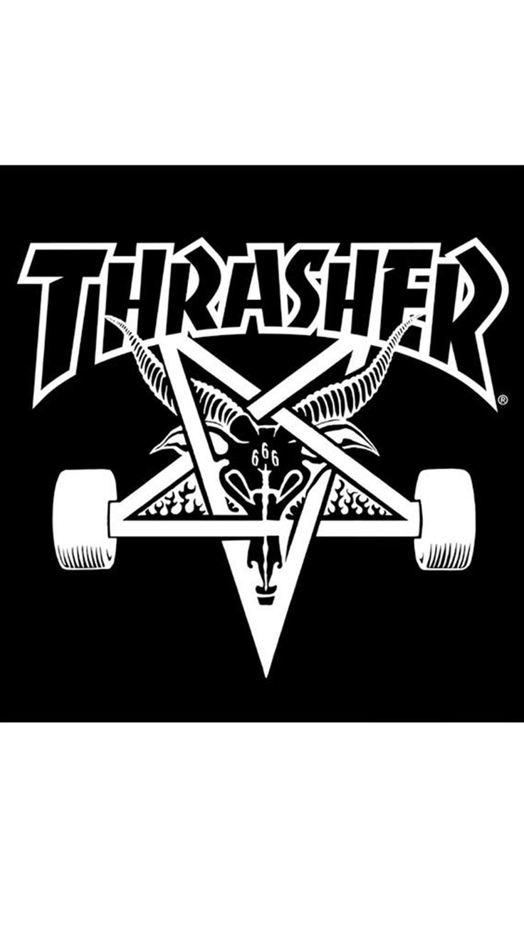 Thrasher Logo iPhone Wallpaper. Goat