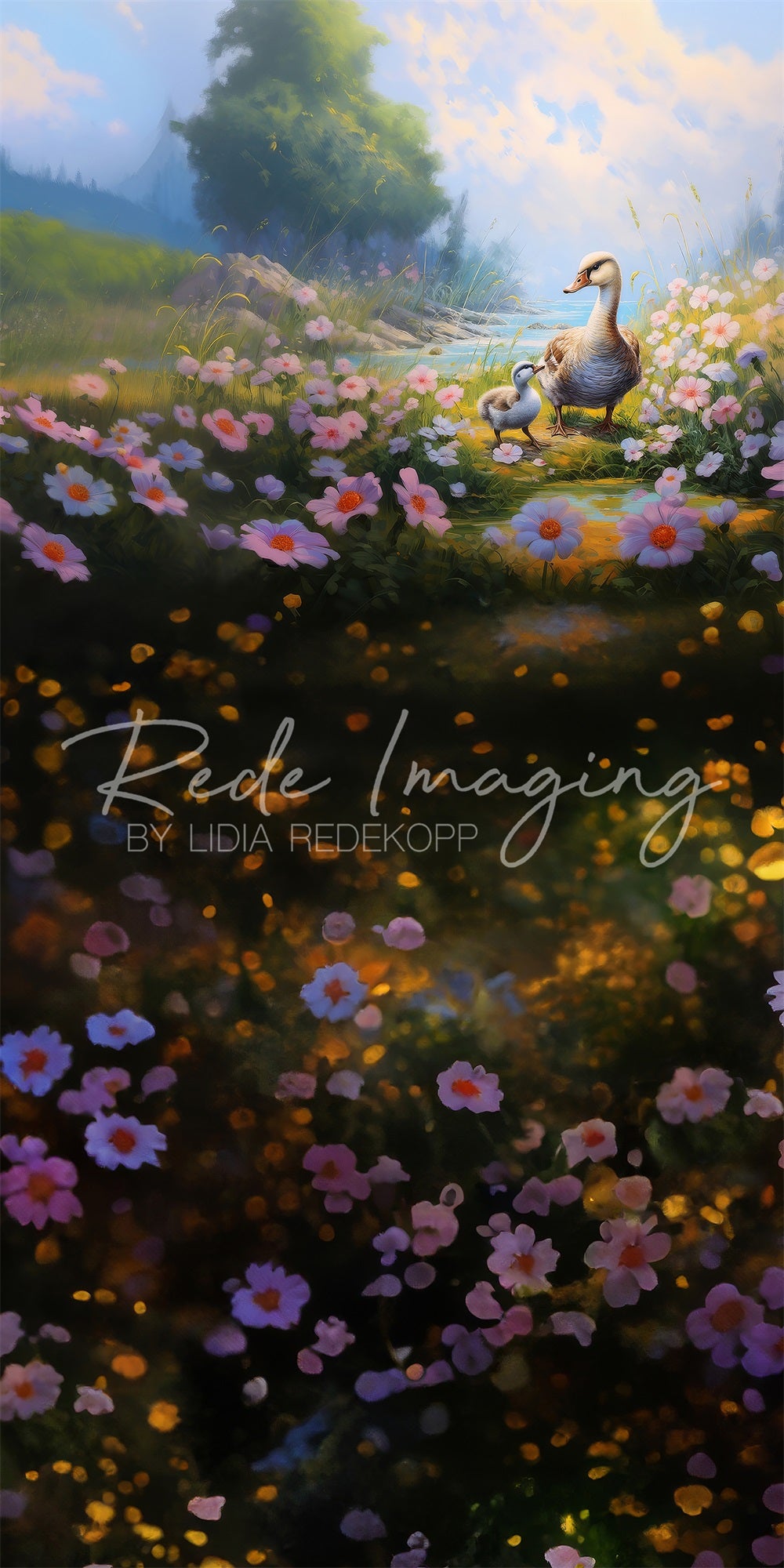 River Ducks Backdrop