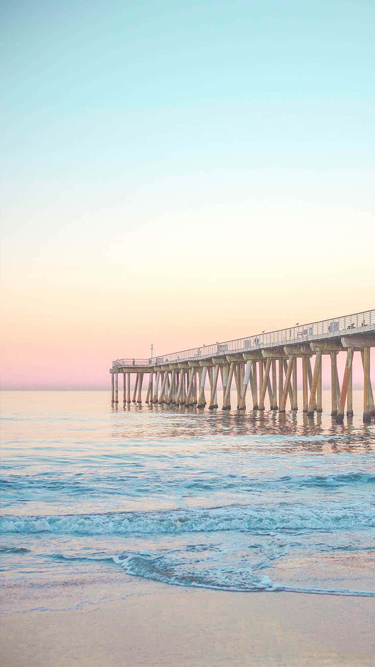 Pier Trendy Summer iPhone Wallpaper