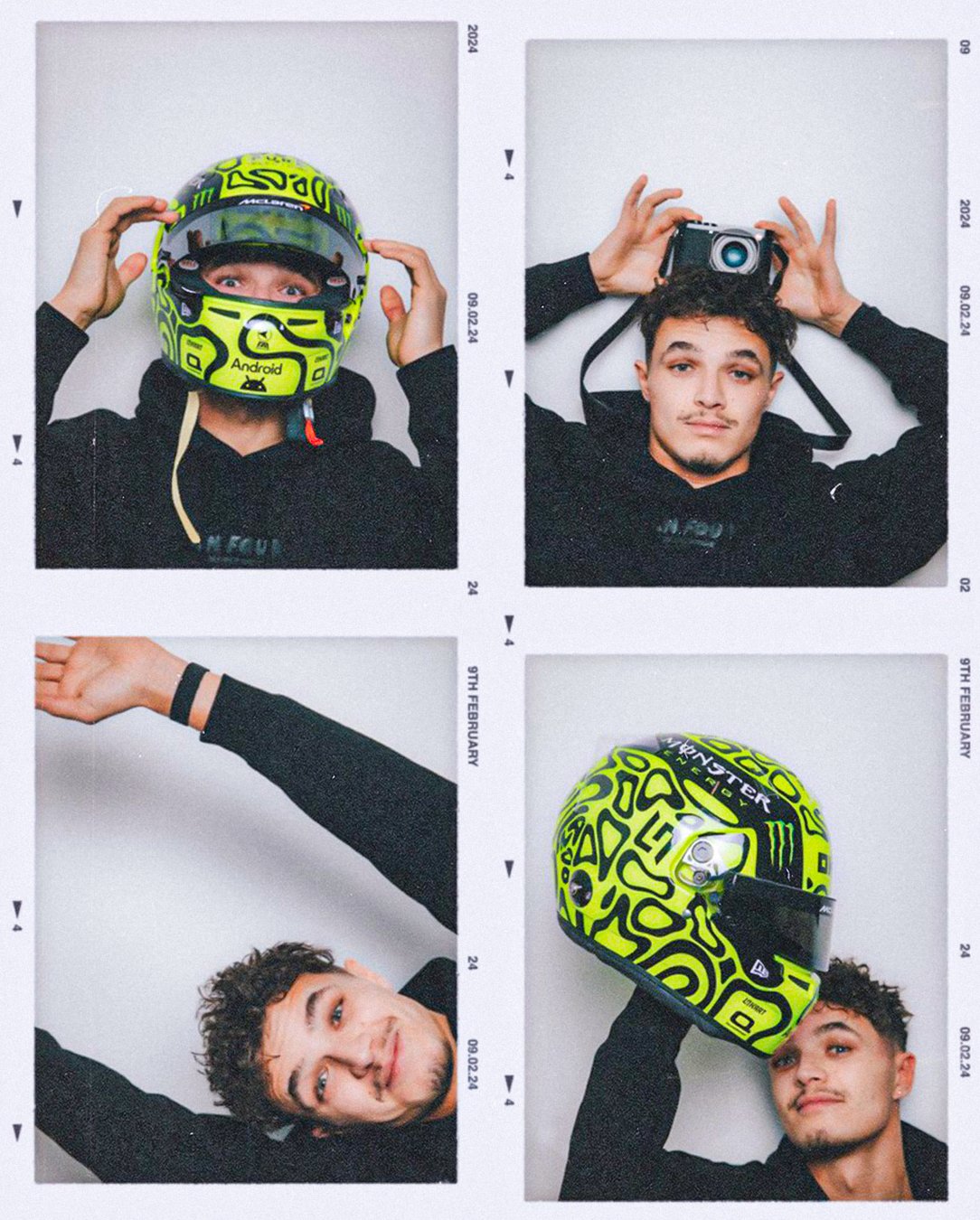 Sky Sports F1 2024 helmet