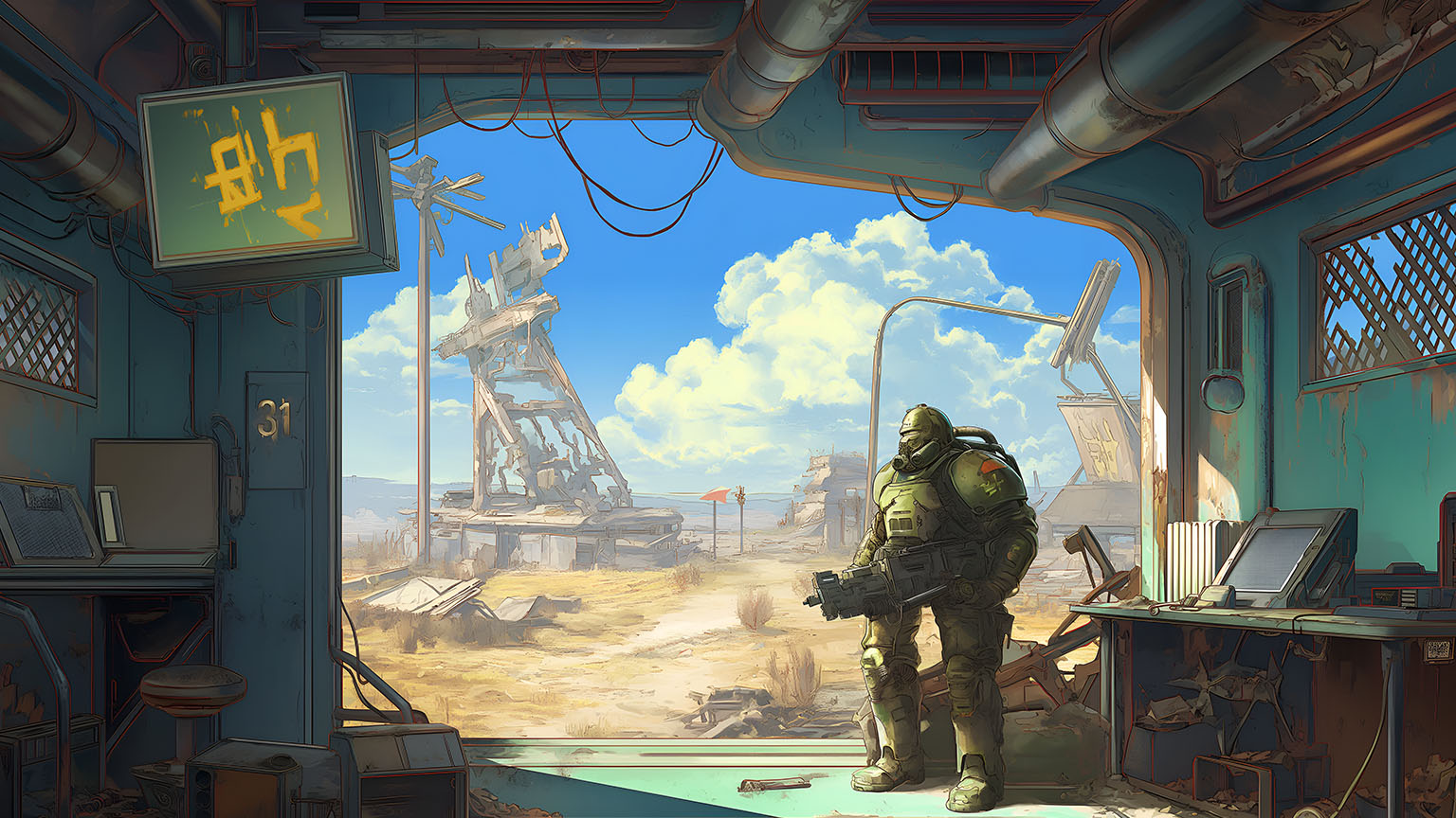 Fallout View Power Armor Desktop
