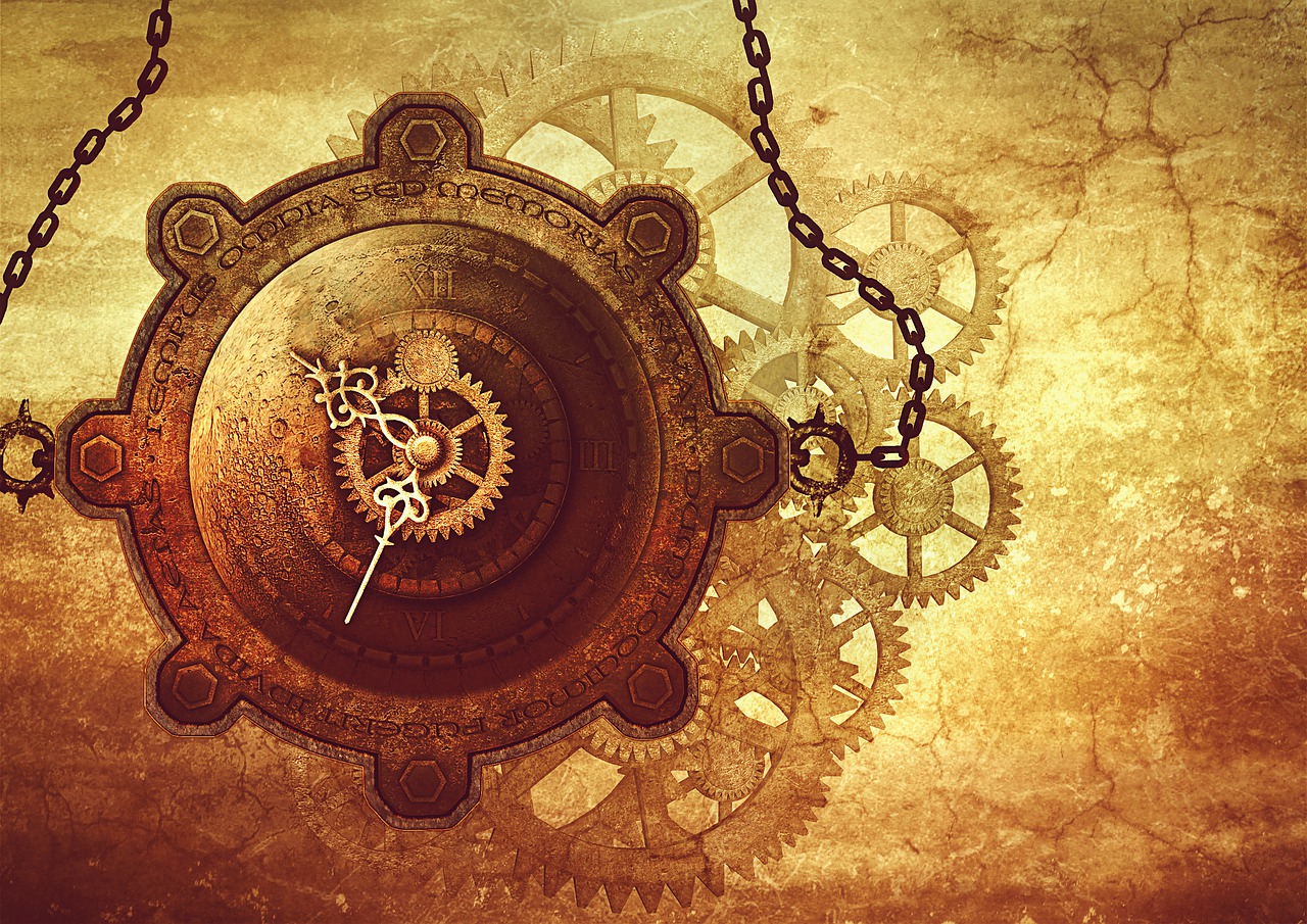 Download Steampunk, Clock, Gears