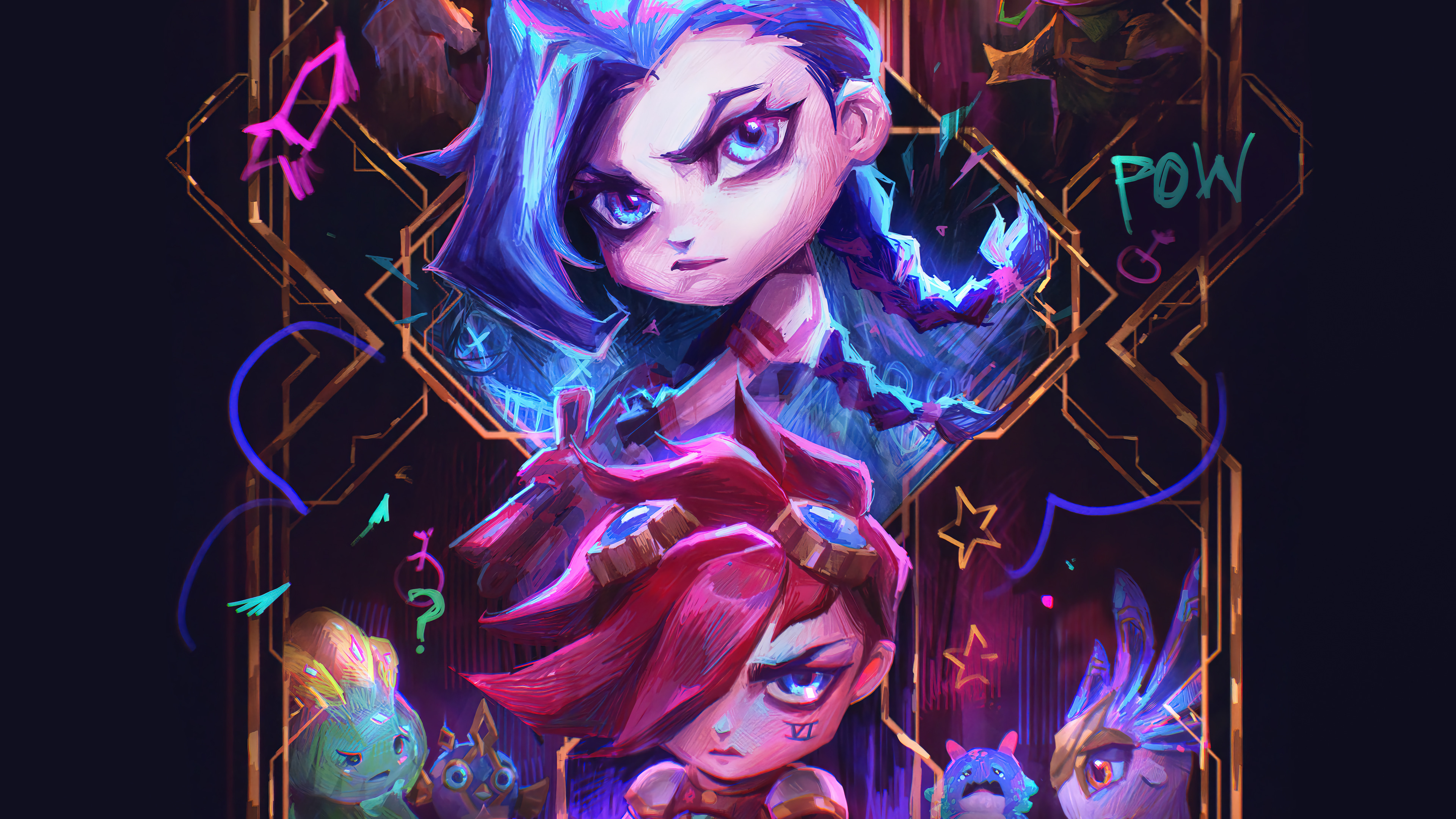 Arcane League Of Legends Jinx Desktop