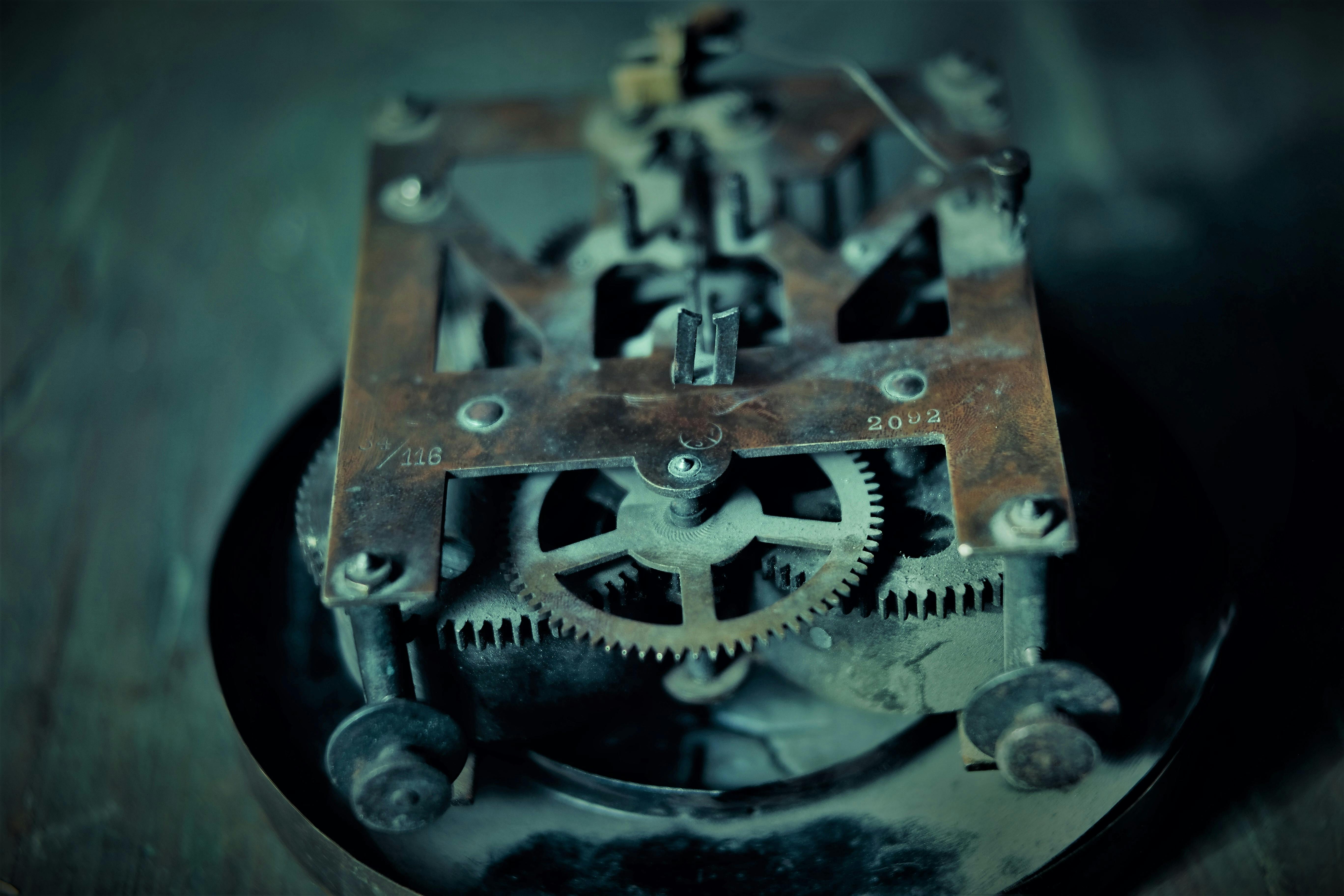 Rusty Clock Mechanism · Free