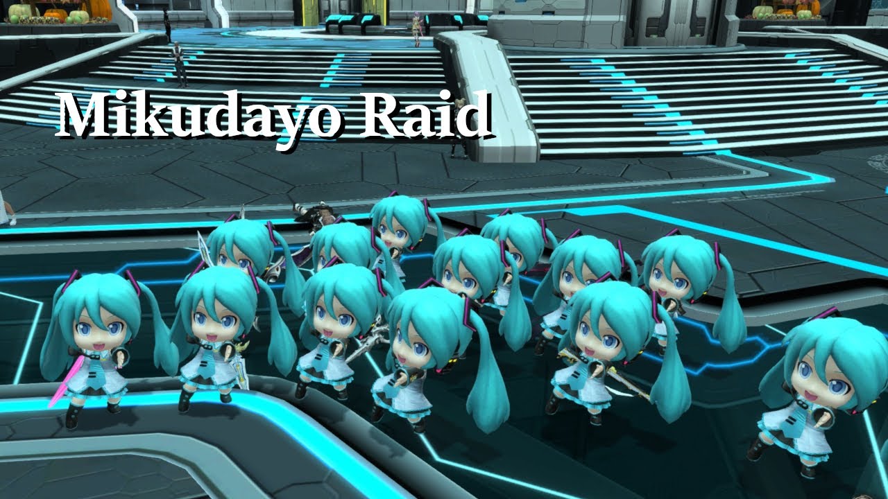 PSO2 JP When Mikudayo decided to raid