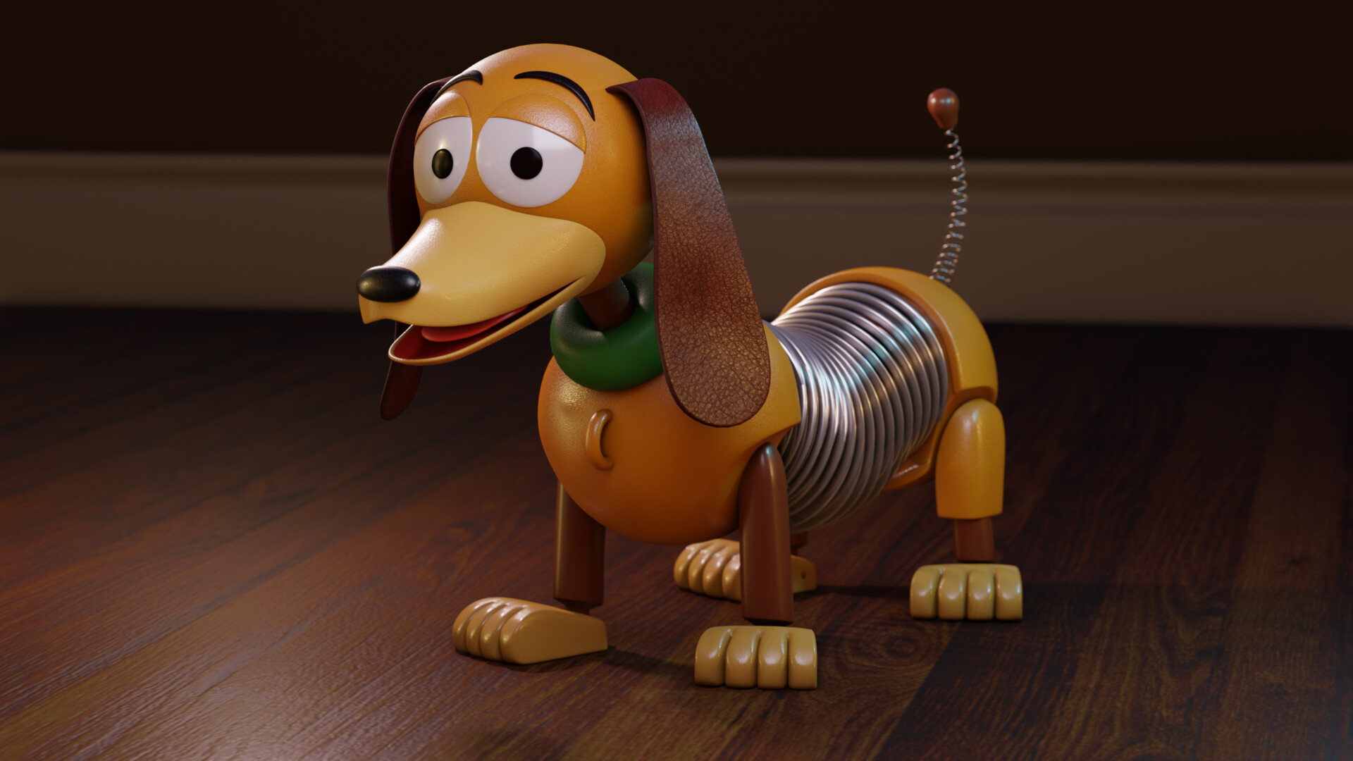 Slinky Dog Toy Story Modelling Practice