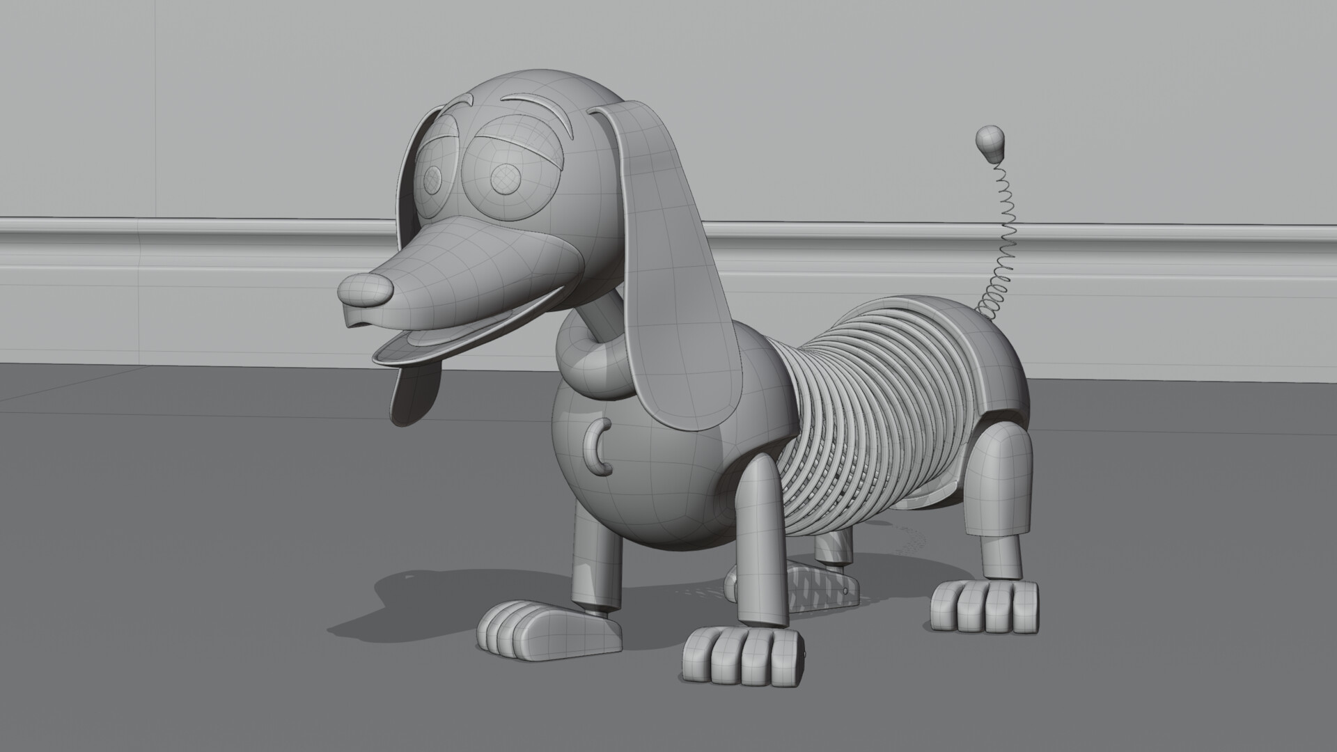 Slinky Dog Toy Story Modelling Practice