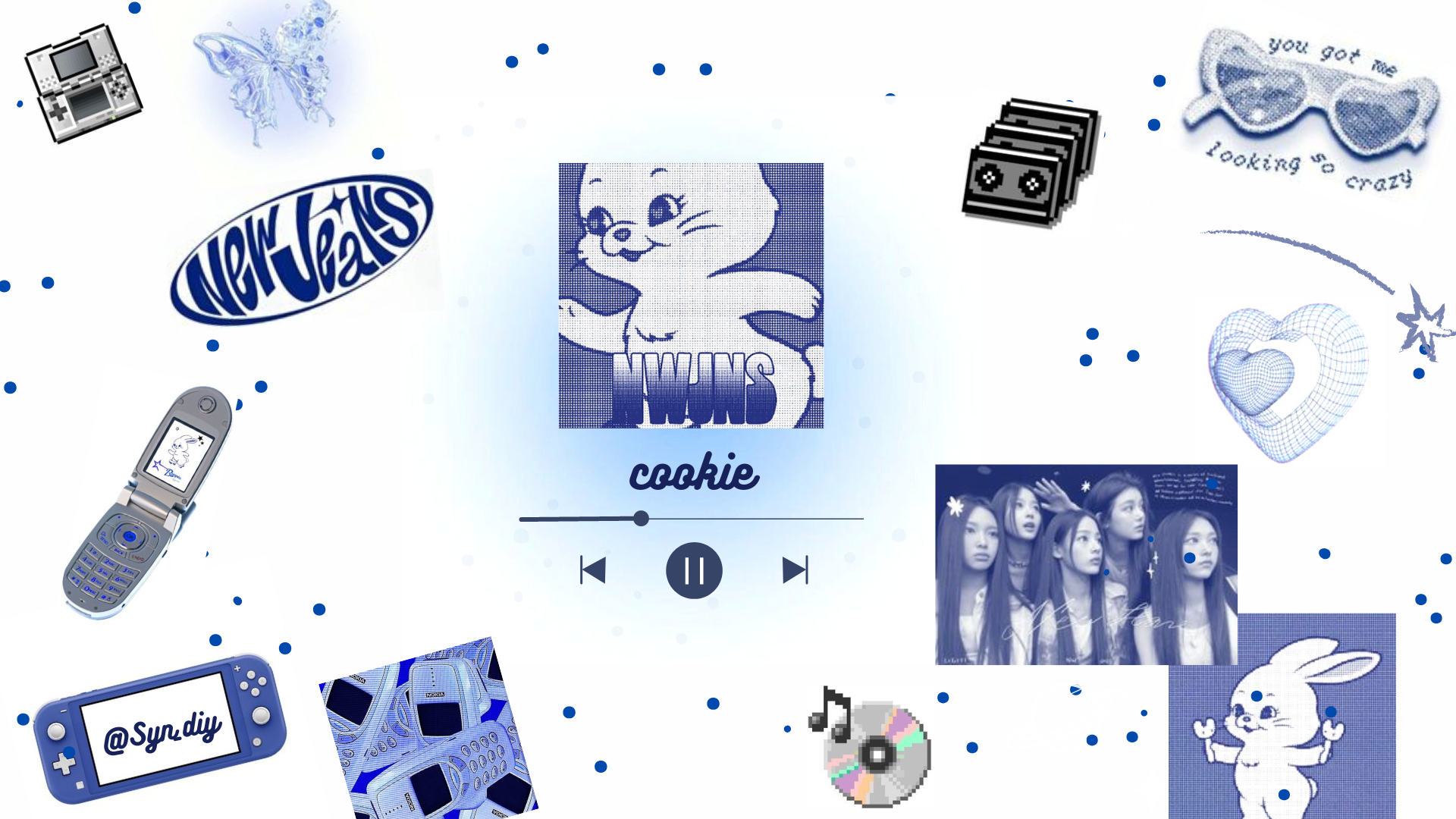 ╰┈➤new jeans wallpaper pc *ೃ༄. iPad