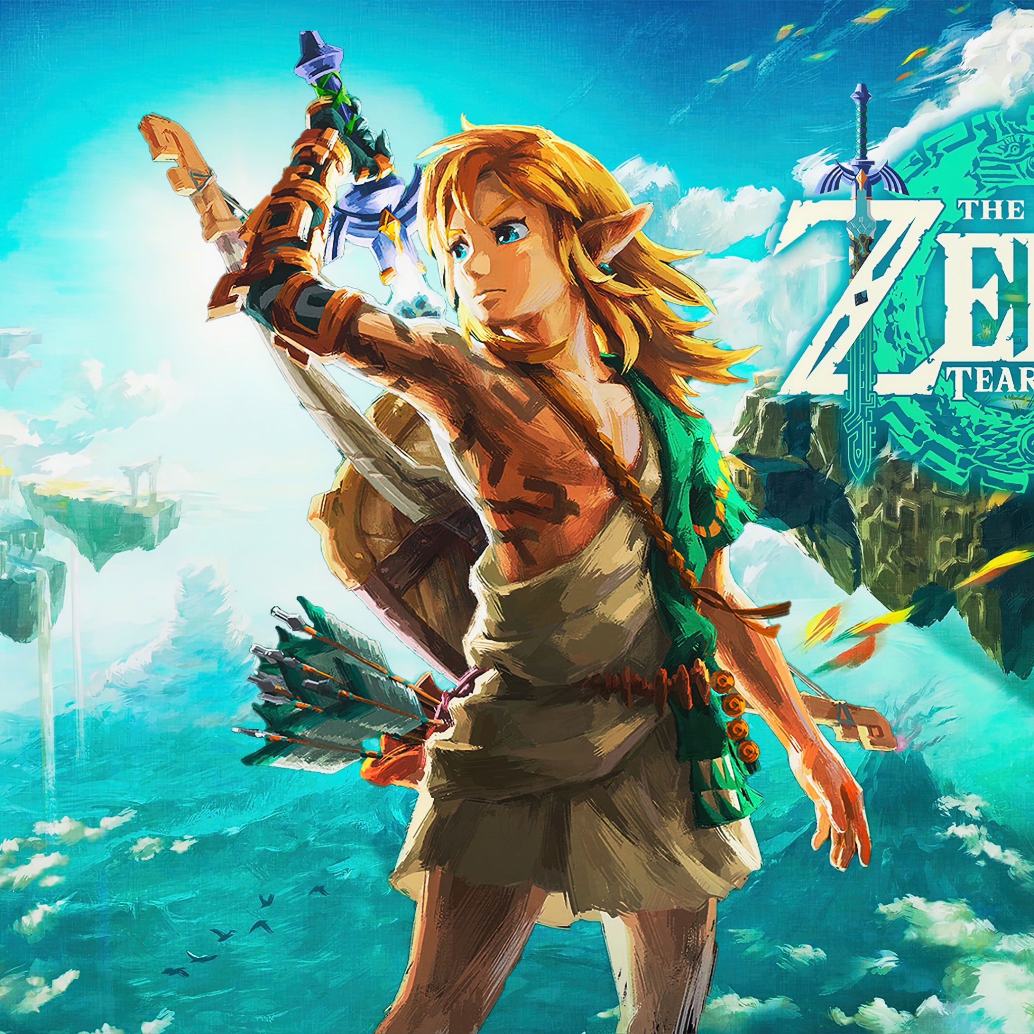 Link in Tears of the Kingdom 4K Wallpaper