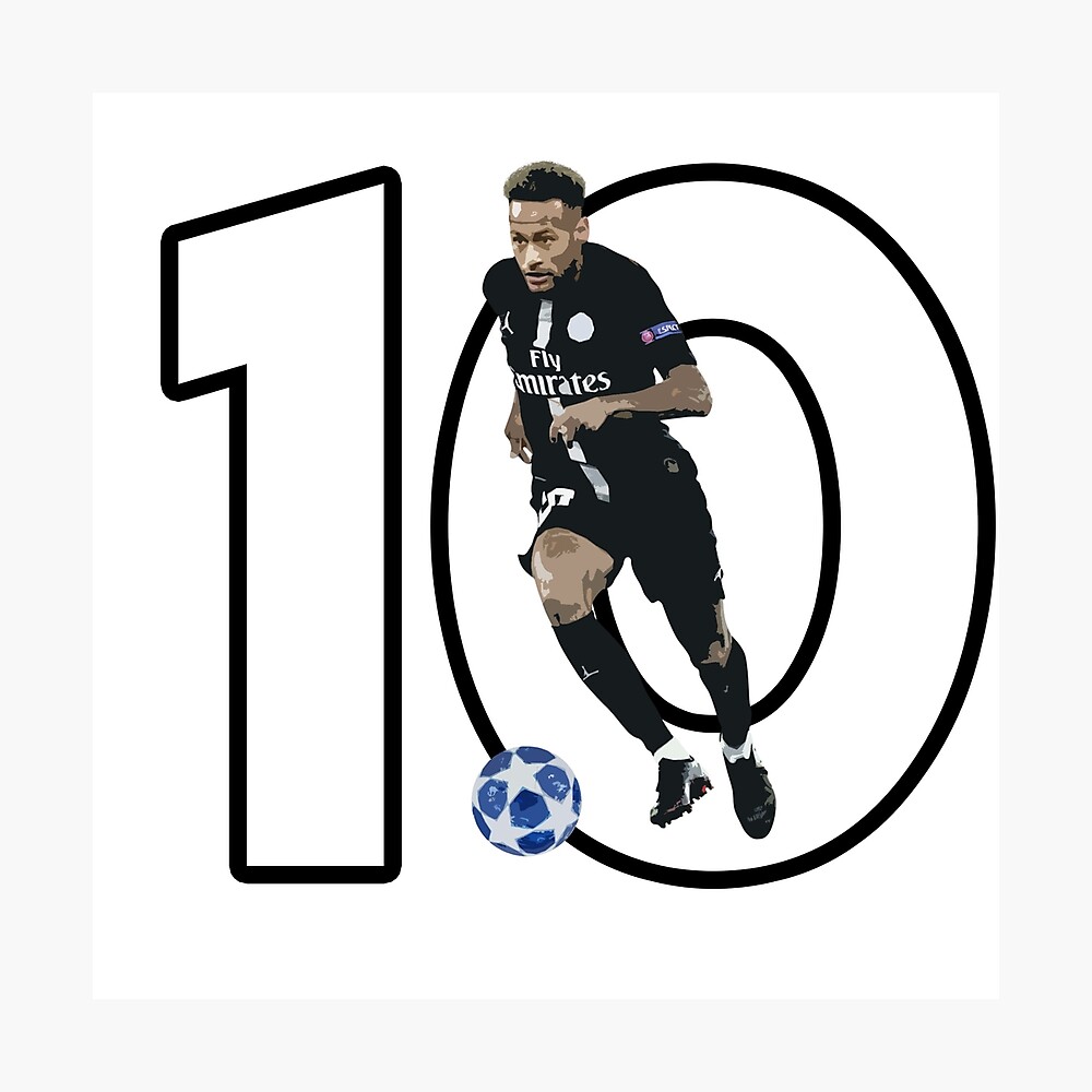 Neymar 10 Poster