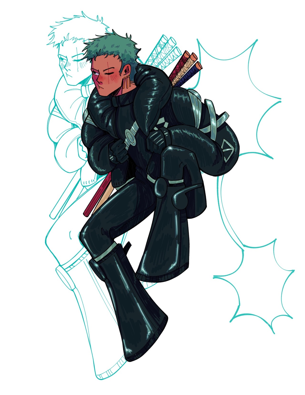 forgot to post this lil egghead zoro i