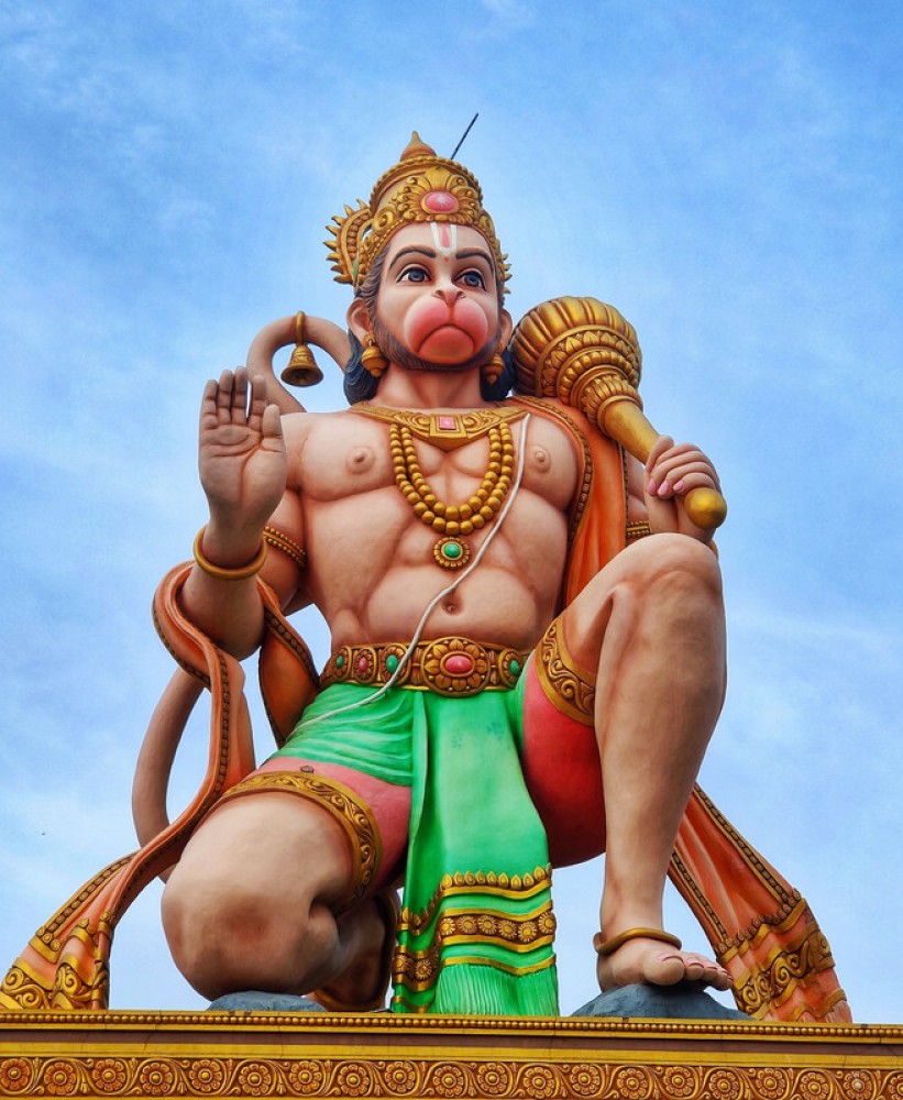 Lord Hanuman HD Matte Finish Poster