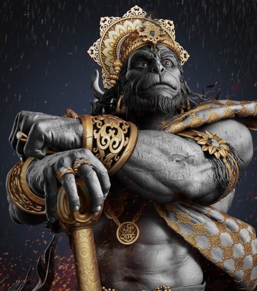 Lord hanuman Poster Multicolor Photo
