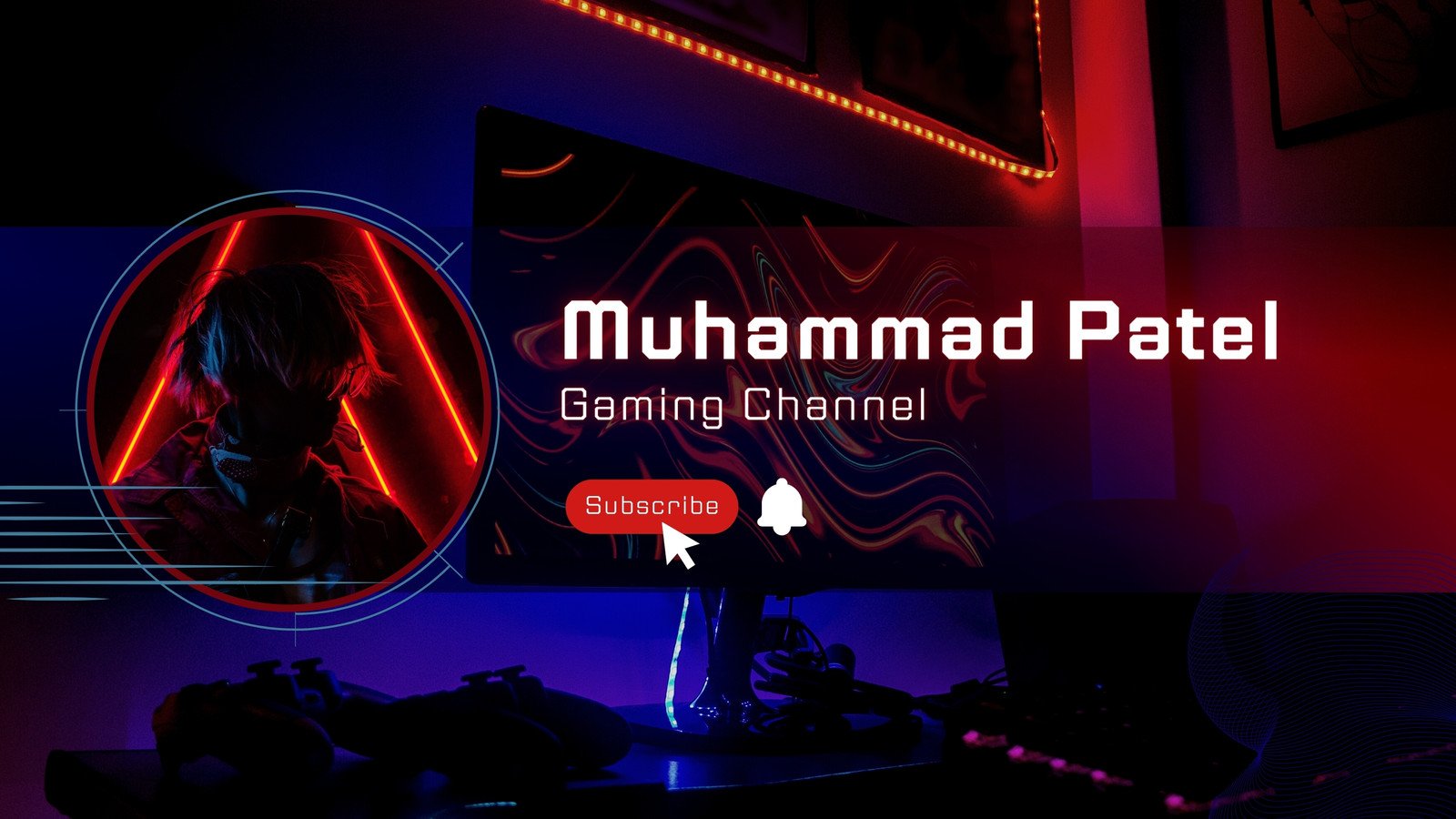 Gaming YouTube Banner Online