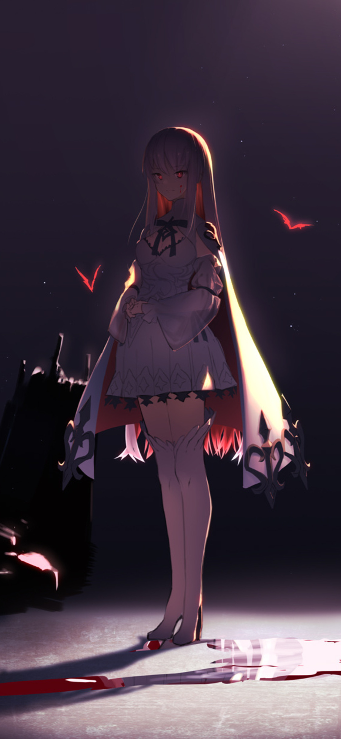 Anime Girl Devil Eyes iPhone