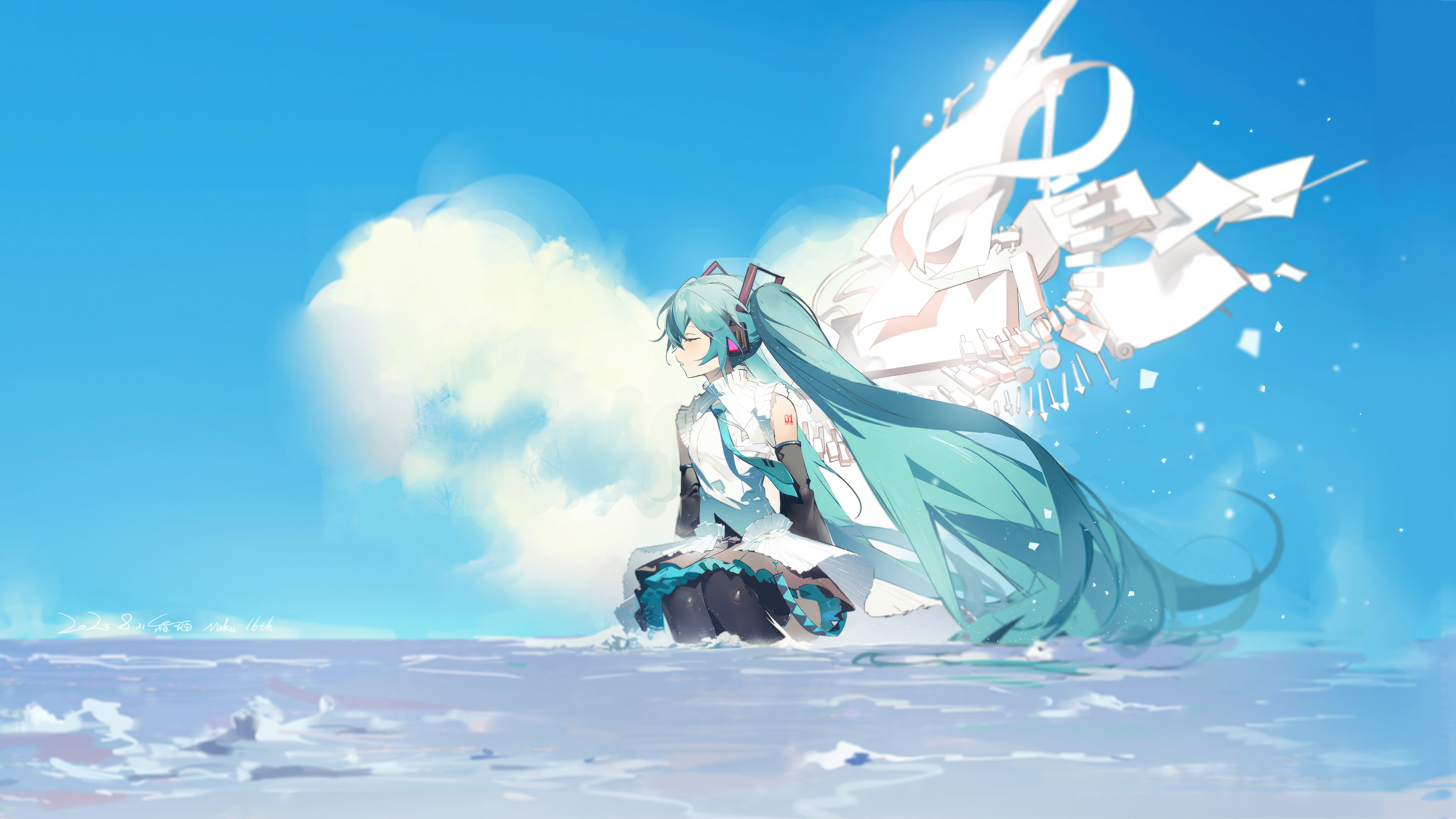 2024 Hatsune Miku Vocaloid 5k Wallpaper, HD Anime Wallpaper, 4k Wallpaper Image, Background, Photos and Picture