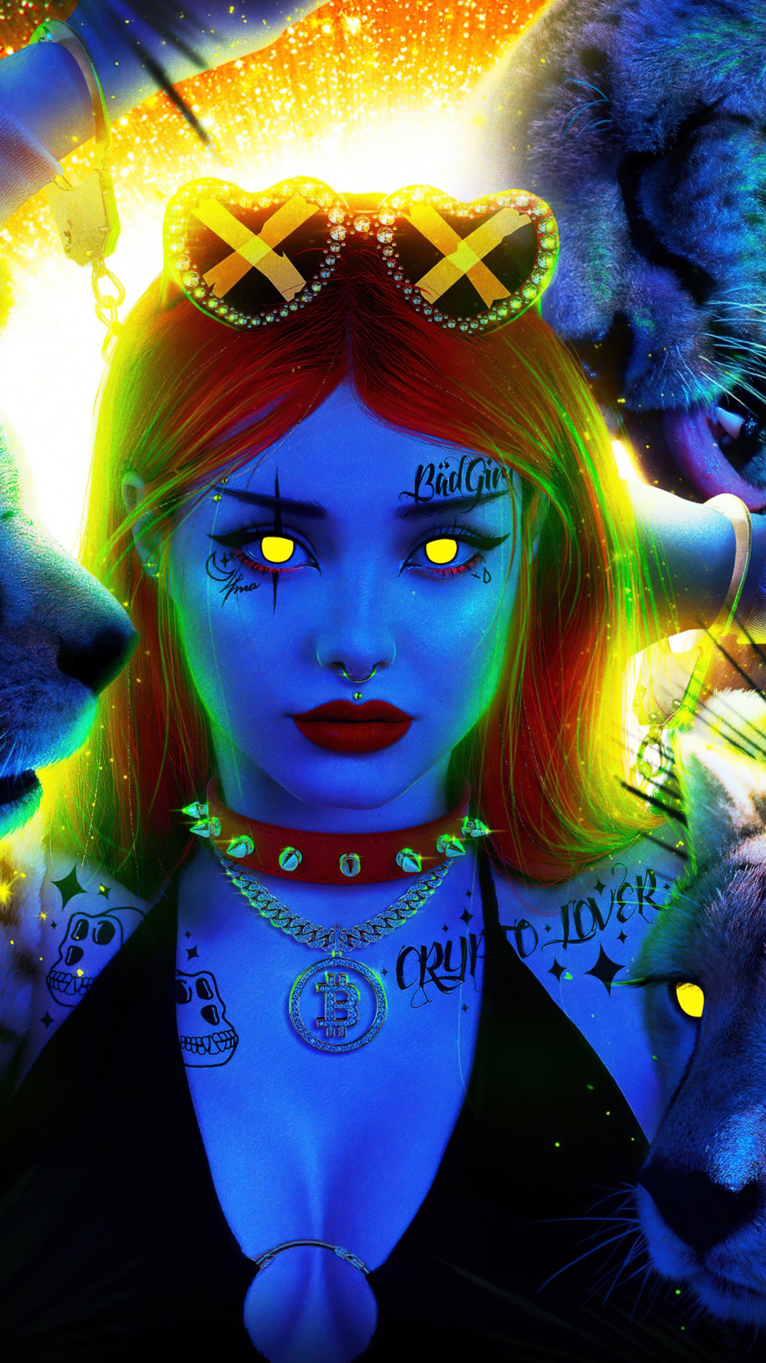 Bad girl Wallpaper 4K, Power, Woman