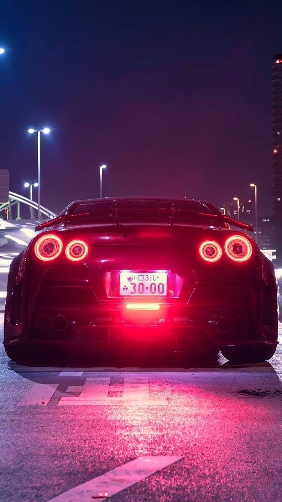 Nissan GTR 4K iPhone Wallpaper. Nissan