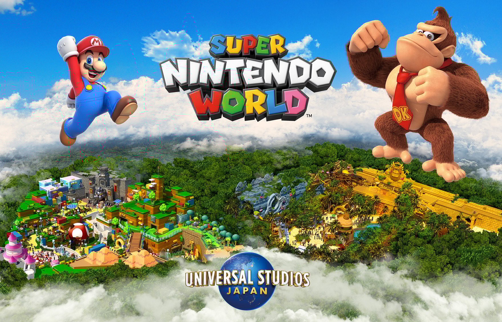 Super Nintendo World's Donkey Kong