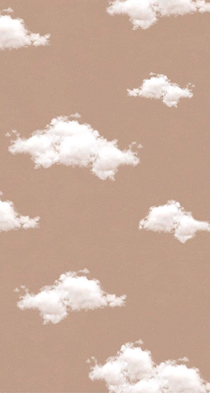 Download Pastel Brown Clouds Wallpaper
