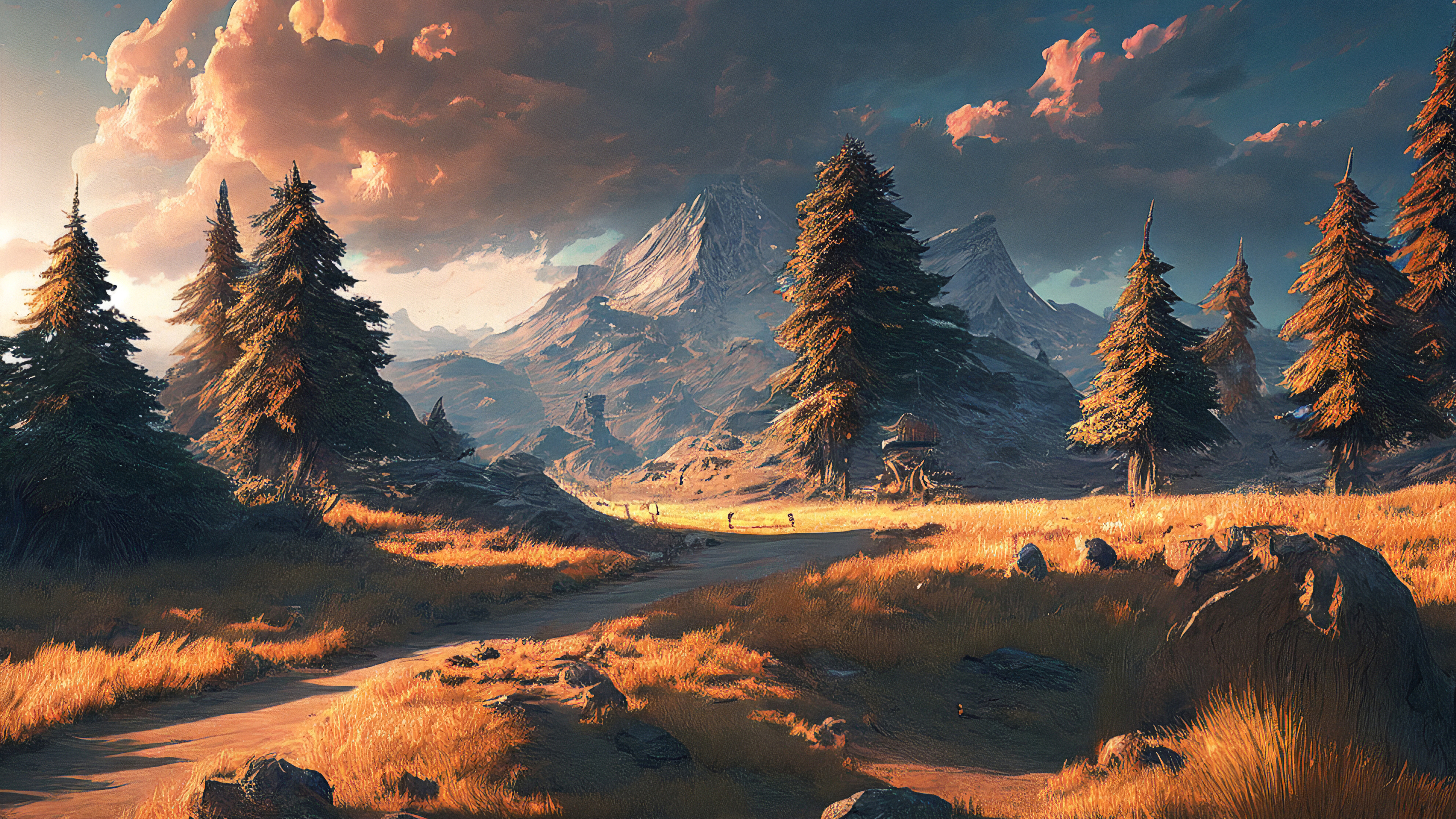 Stable Diffusion, 4K, AI art, landscape